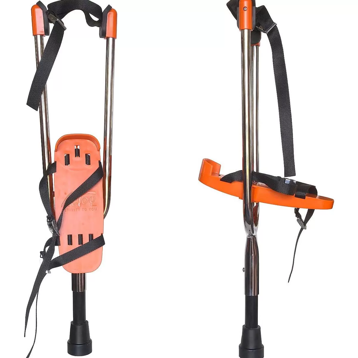 Échasses Gonflables Actoy - Orange Vibrant avec Prolongateurs Ajustables | Idéal pour Jeu en Extérieur, Livraison Express Offerte
