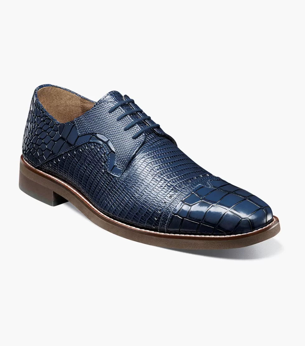 Chaussures élégantes Stacy Adams Esposito en Bleu Océan - Nouvelle Collection Printemps-Été