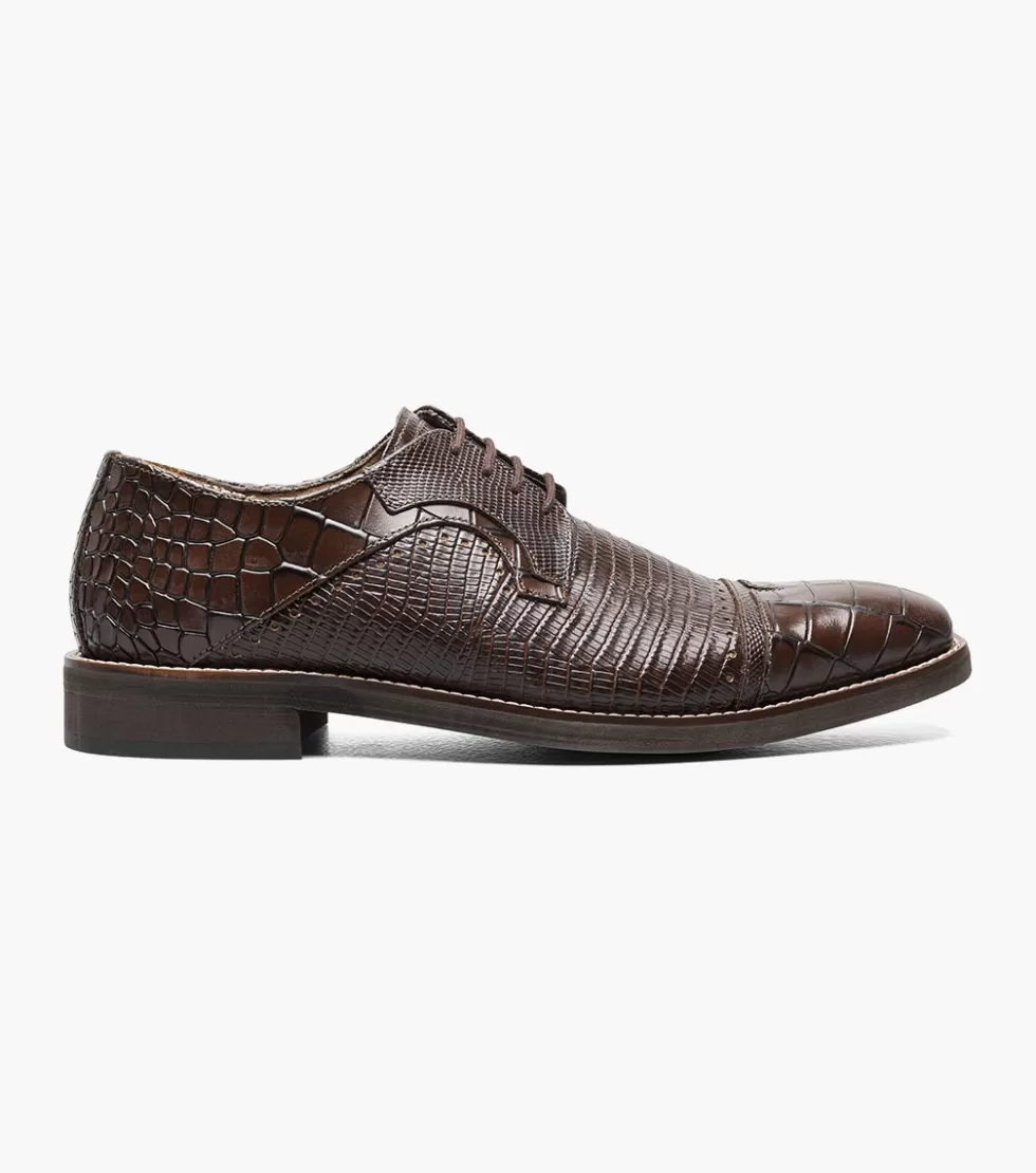 Chaussures élégantes Stacy Adams - Modèle Esposito en cuir marron à prix doux
