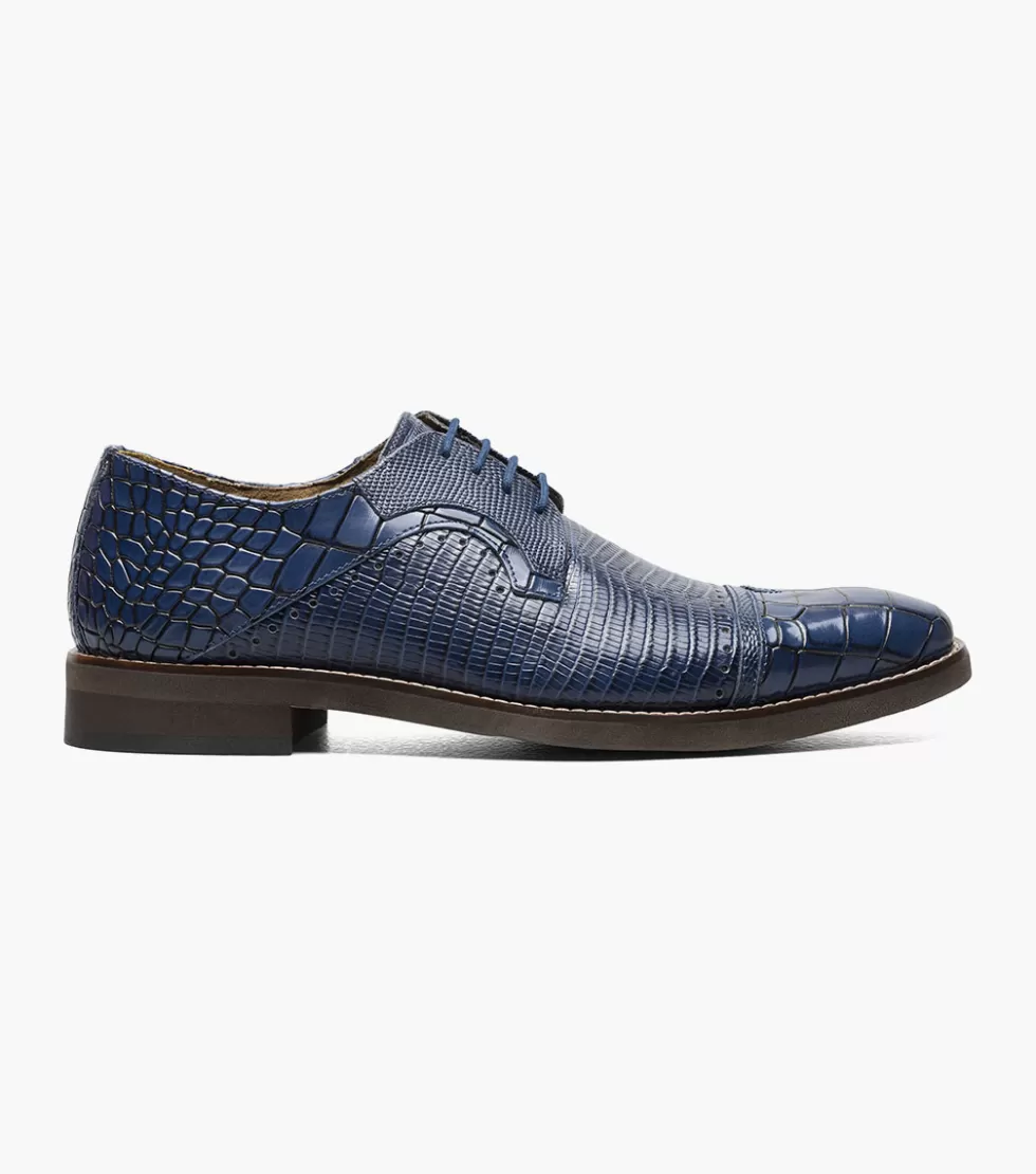 Chaussures élégantes Stacy Adams Esposito en Bleu Océan - Nouvelle Collection Printemps-Été