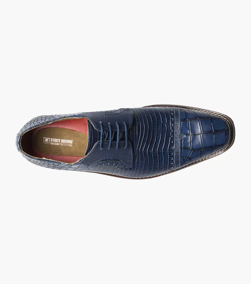 Chaussures élégantes Stacy Adams Esposito en Bleu Océan - Nouvelle Collection Printemps-Été