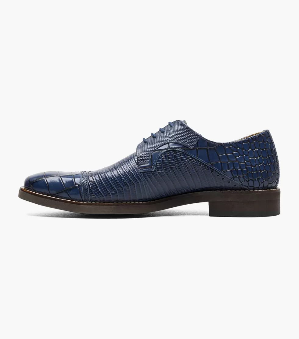 Chaussures élégantes Stacy Adams Esposito en Bleu Océan - Nouvelle Collection Printemps-Été
