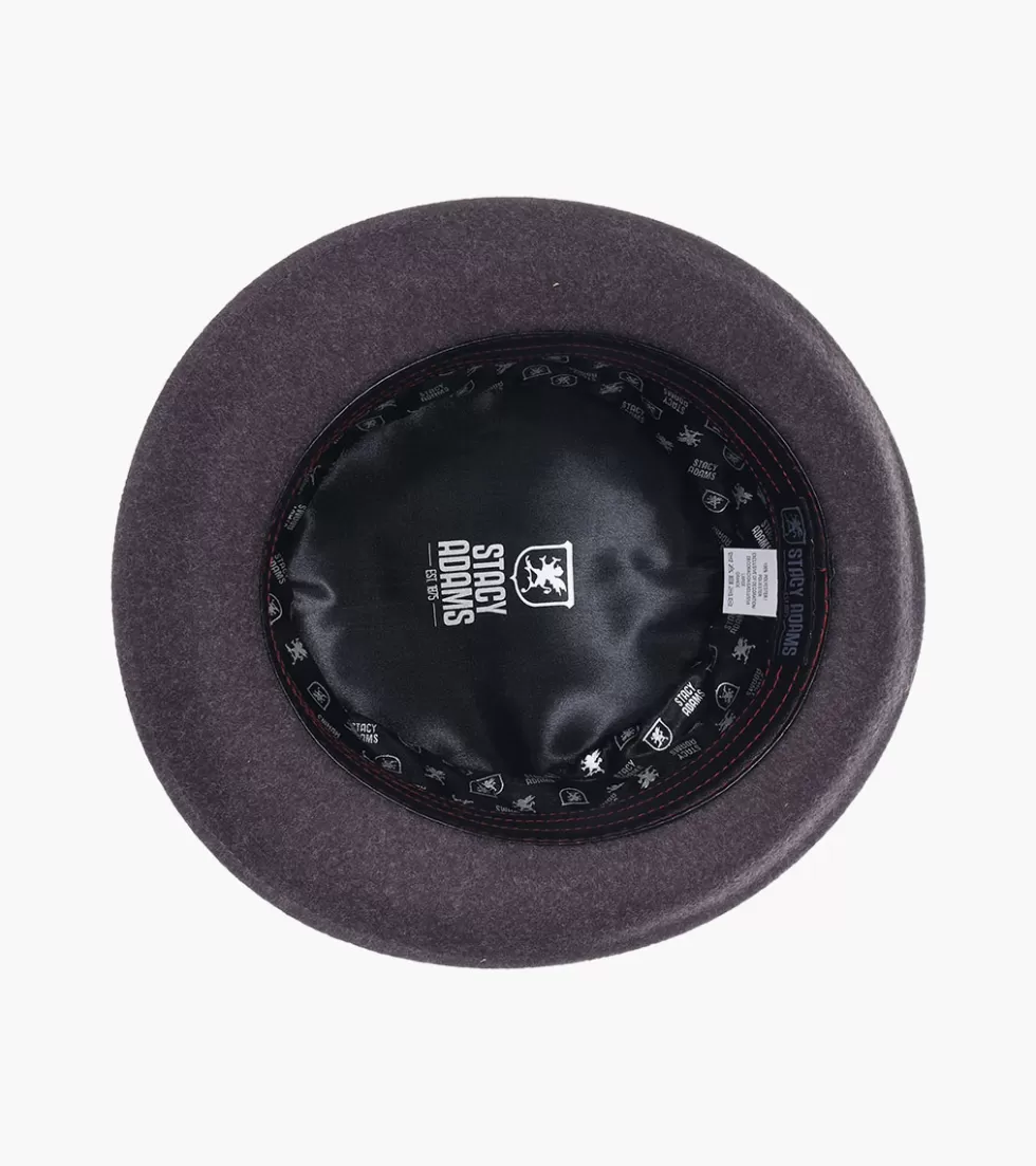 Chapeaux Stacy Adams Essex - Modèle Pork Pie Champignon Artisanal