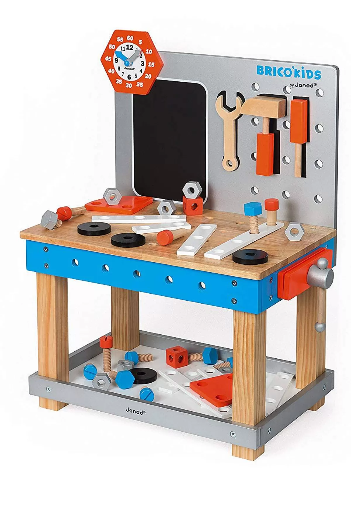Janod - Établi Magnétique Géant Brico-Kids : L'Atelier Ultime en Promotion Éclair !