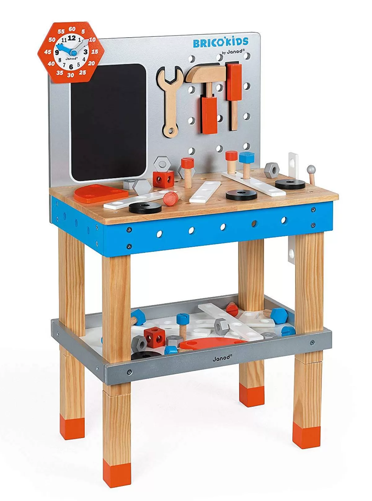 Janod - Établi Magnétique Géant Brico-Kids : L'Atelier Ultime en Promotion Éclair !
