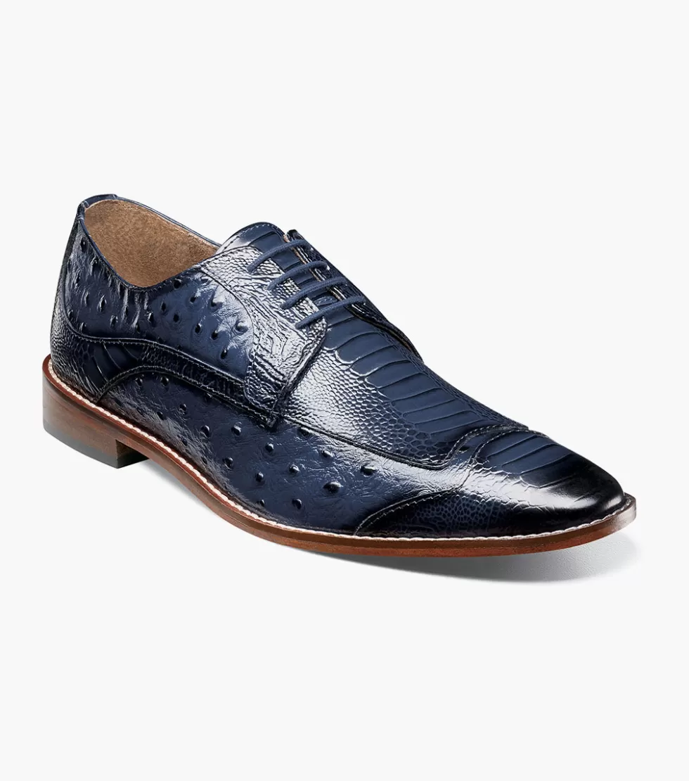 Élégantes Chaussures Stacy Adams Fanelli - Bleu Électrique pour Style Urbain Audacieux