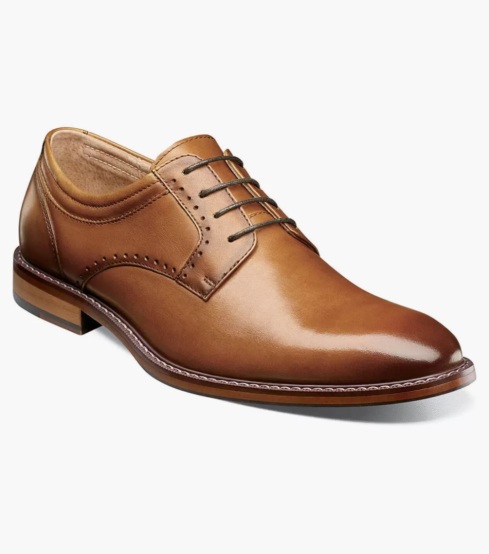 Chaussures Classiques en Cuir Verni Stacy Adams Faulkner - Élégance Intemporelle dans la Collection Cognac