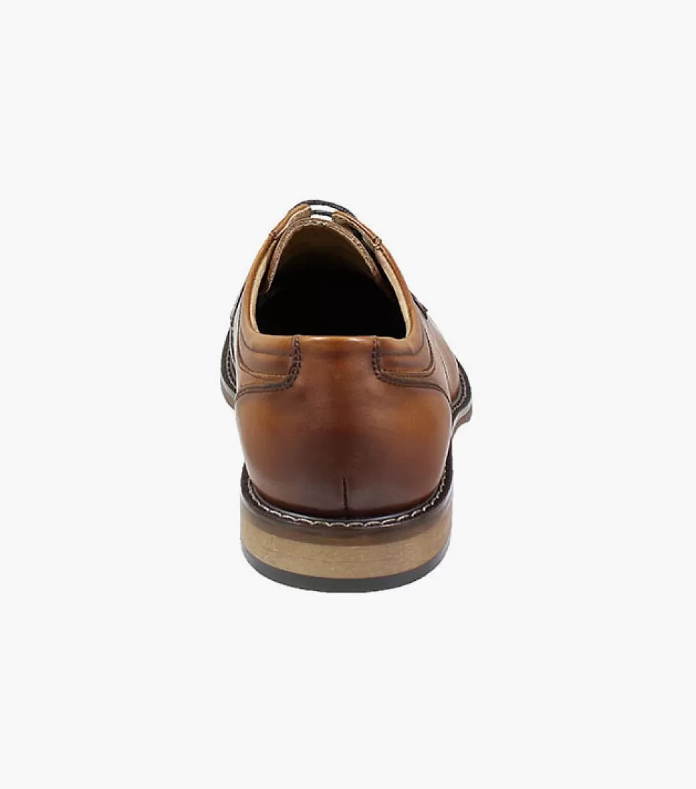 Chaussures Classiques en Cuir Verni Stacy Adams Faulkner - Élégance Intemporelle dans la Collection Cognac