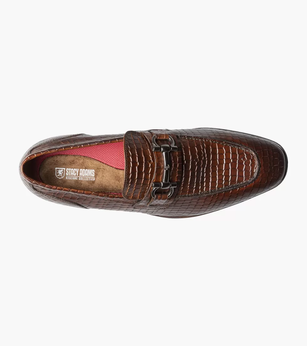 Nouvelle Édition Stacy Adams - Chaussures en Cuir Feronte Brun Cognac, Style Classique Raffiné