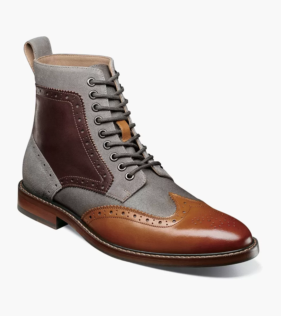 Promotion exclusive sur les chaussures Stacy Adams Finnegan - Cuir cognac polyvalent & style intemporel