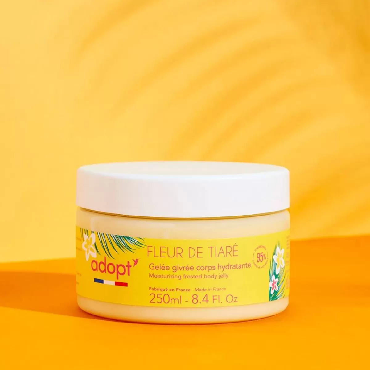 Crème Hydratante Éclat Naturel à la Fleur de Tiaré - Soin Visage Adopt