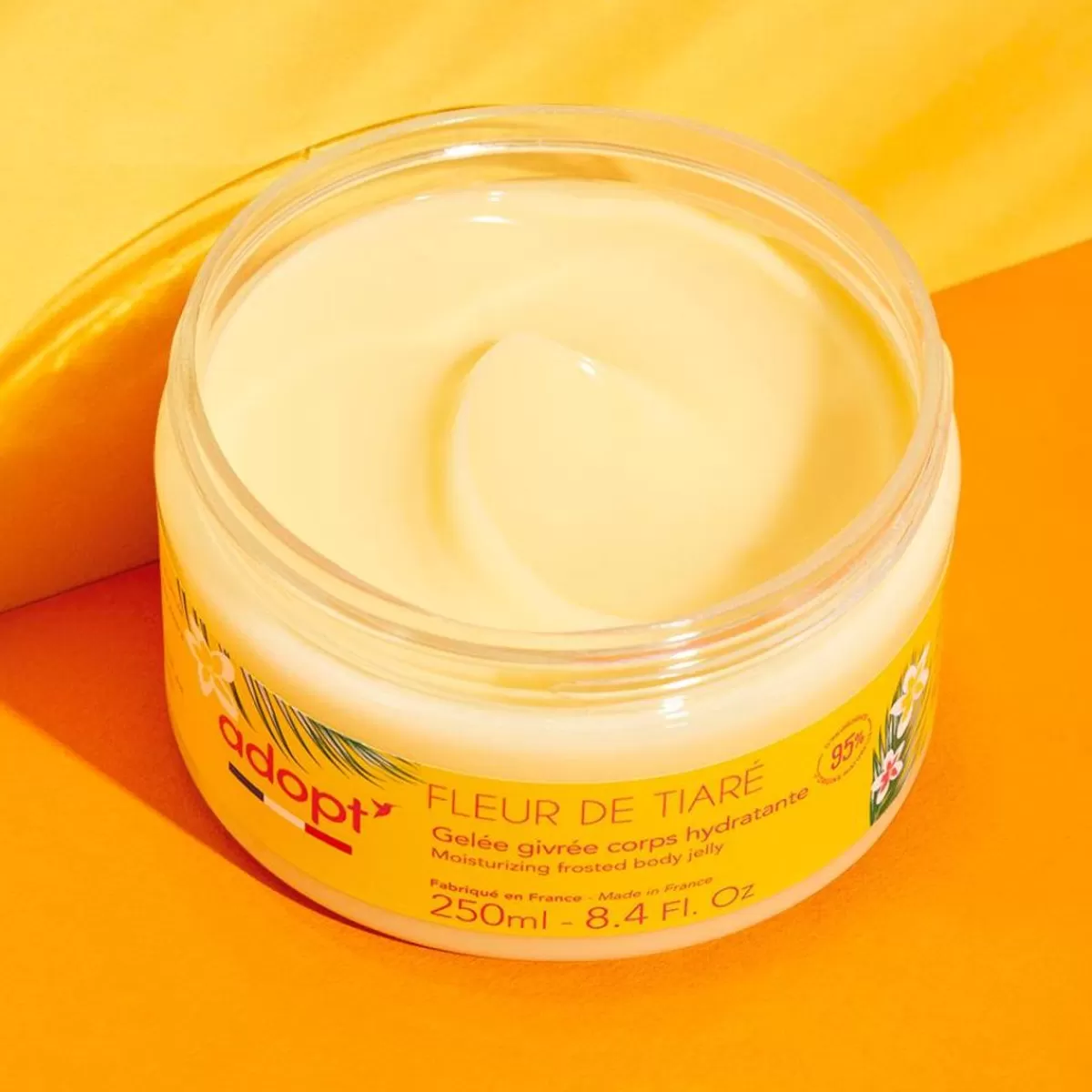 Crème Hydratante Éclat Naturel à la Fleur de Tiaré - Soin Visage Adopt