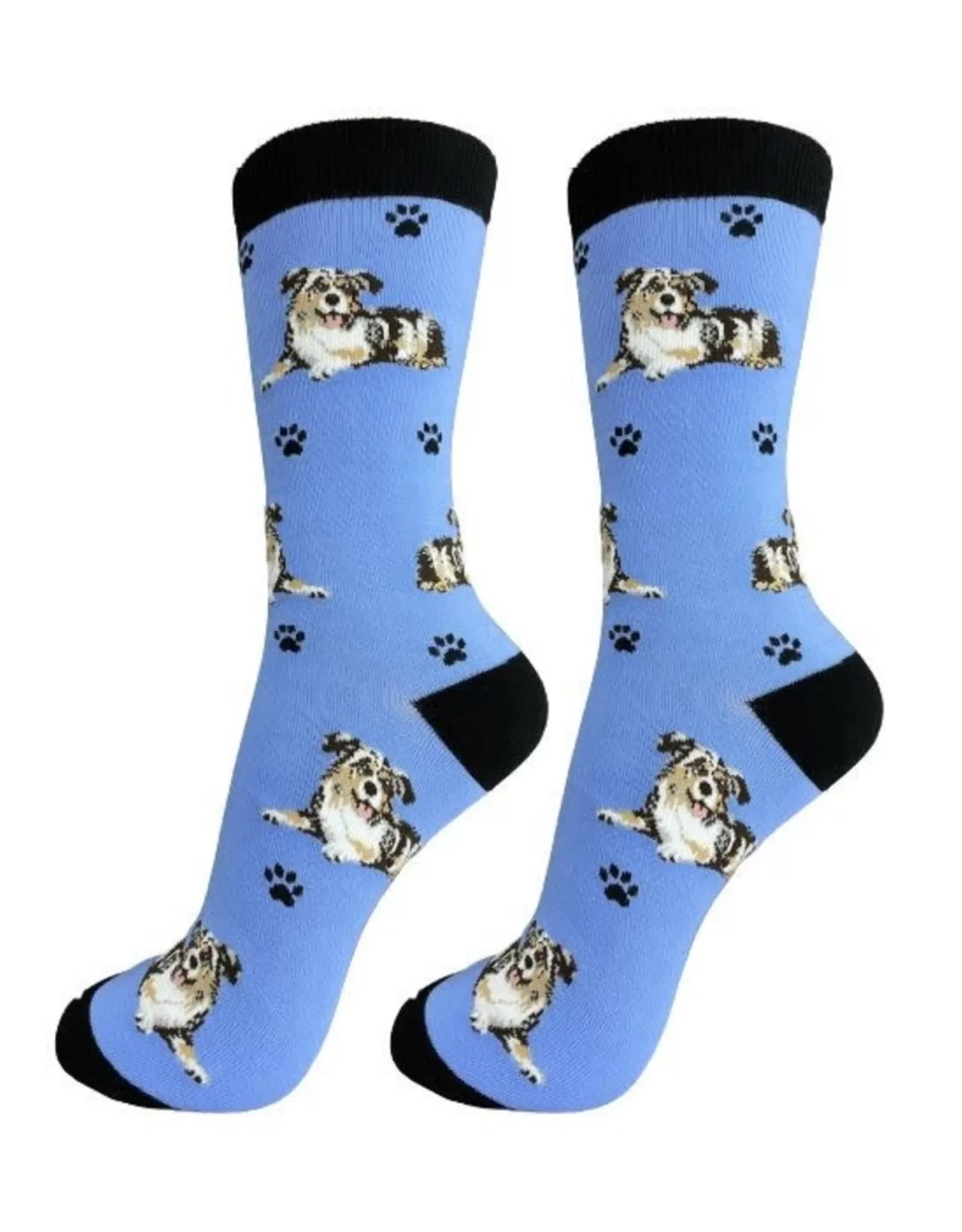 Chaussettes Confortables Berger Australienne - Design Unique pour Tout le Corps - E&S Pets Accessoires Canins
