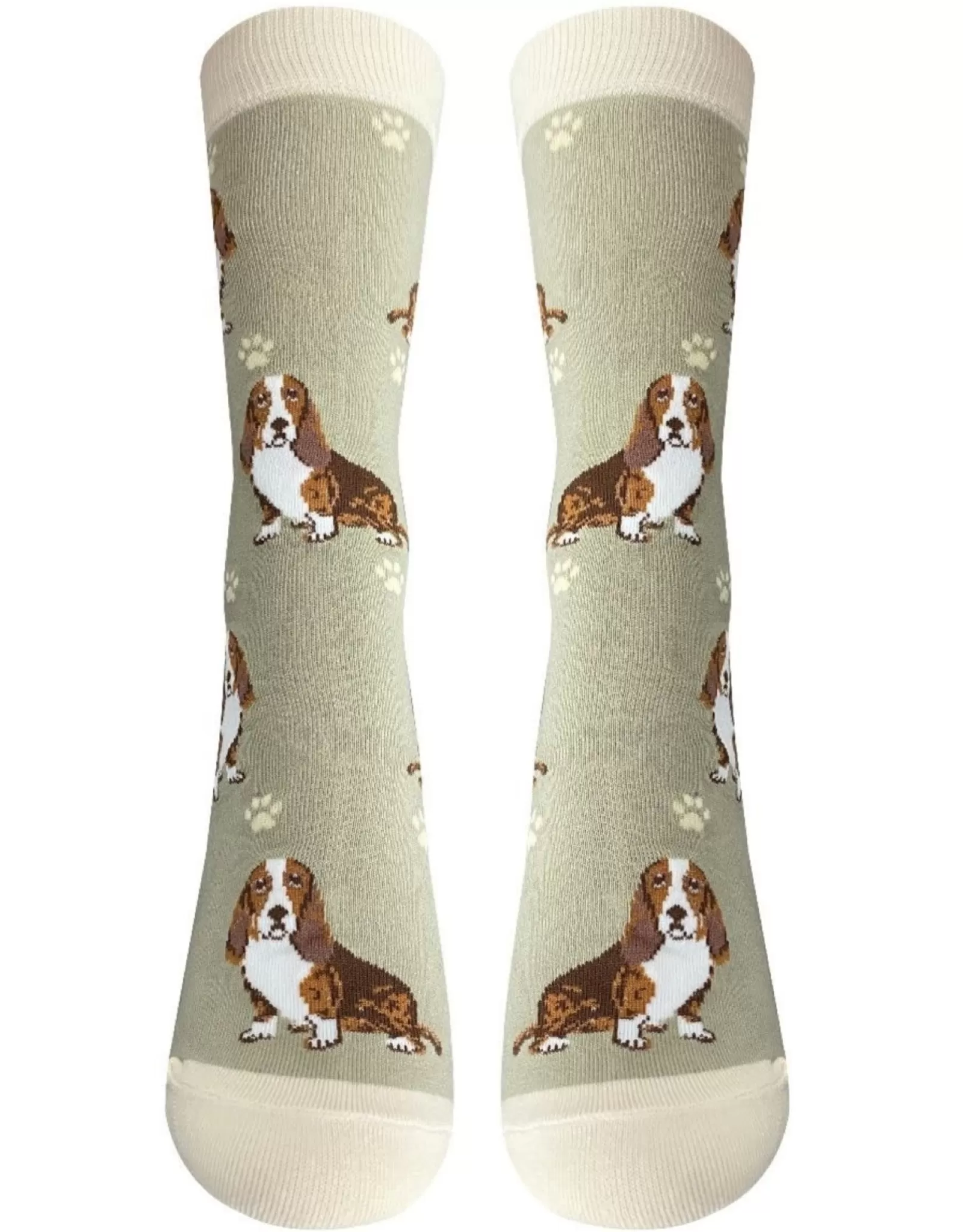 Chaussettes Basset Hound Corps Complet - Design Drôle pour Amateurs de Chiens - E&S Pets Édition Limitée