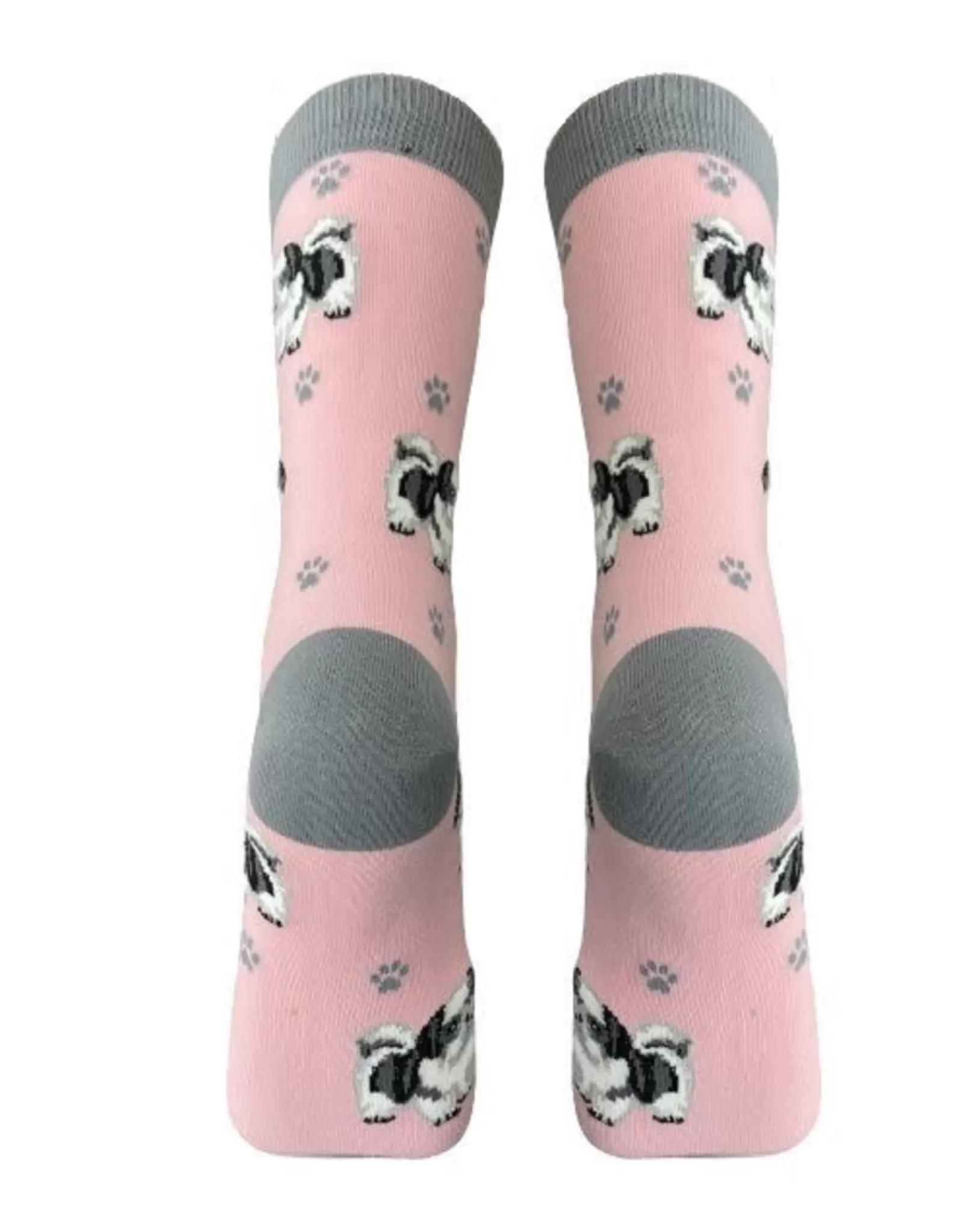 Chaussettes Design Shih Tzu Intégrales Noir et Blanc pour Chiens - Confort Premium｜Collection E&S Pets