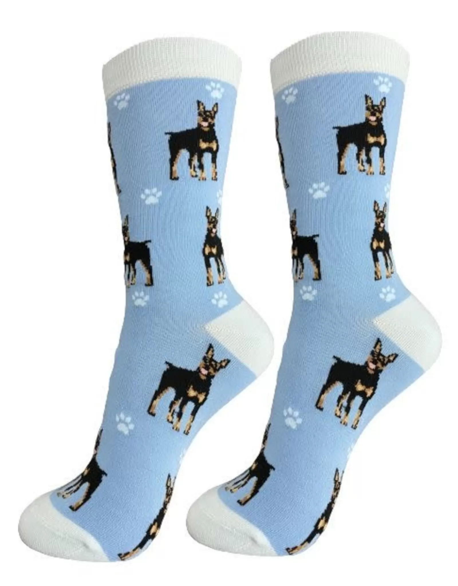 E&S Pets - Chaussettes Intégrales Dobermann pour Chiens Élégants - Design Unique et Confort Optimal