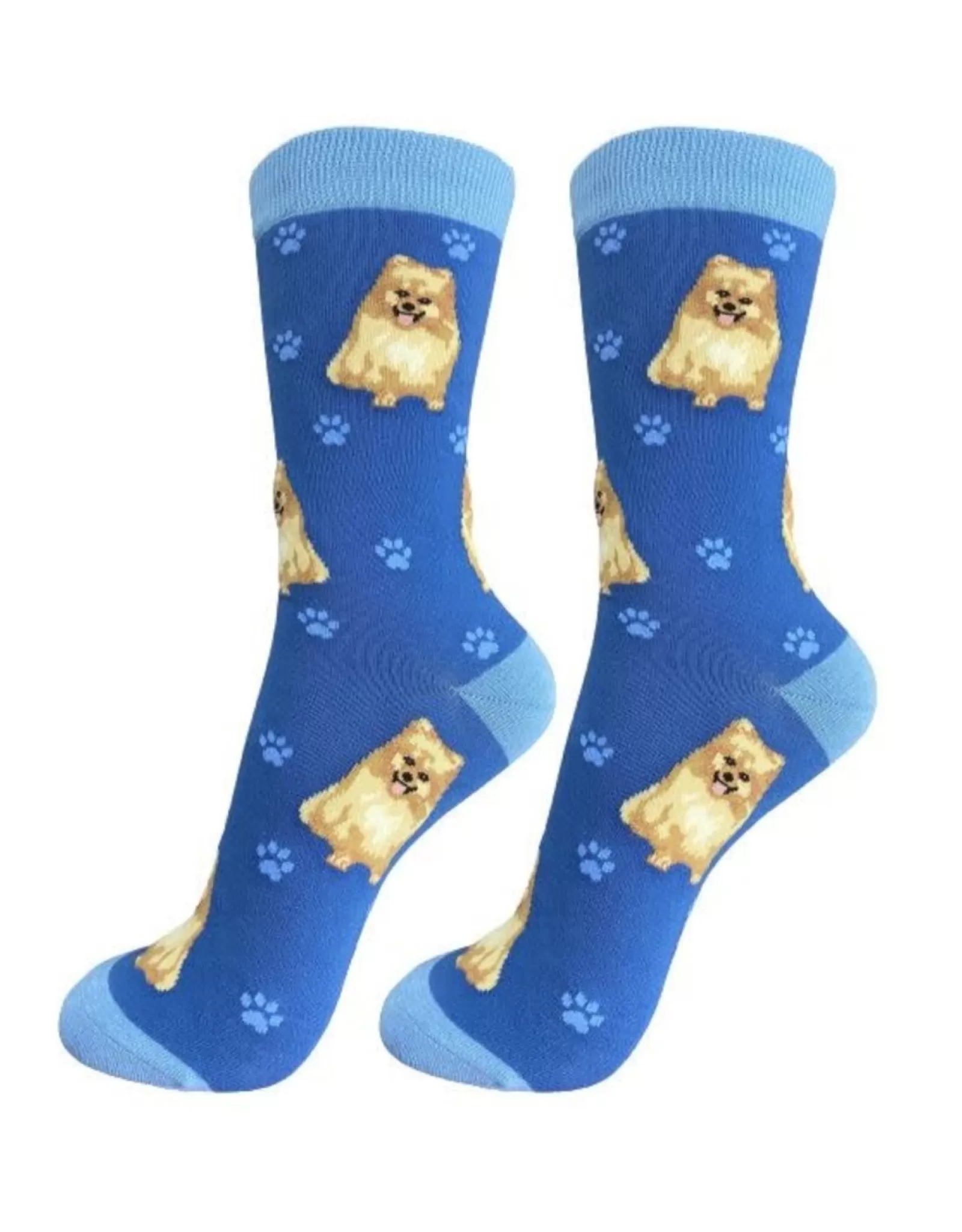 Chaussettes Doudou Intégrales Poméranien - Confort Doux pour Chiens par E&S Pets Collection Exclusive