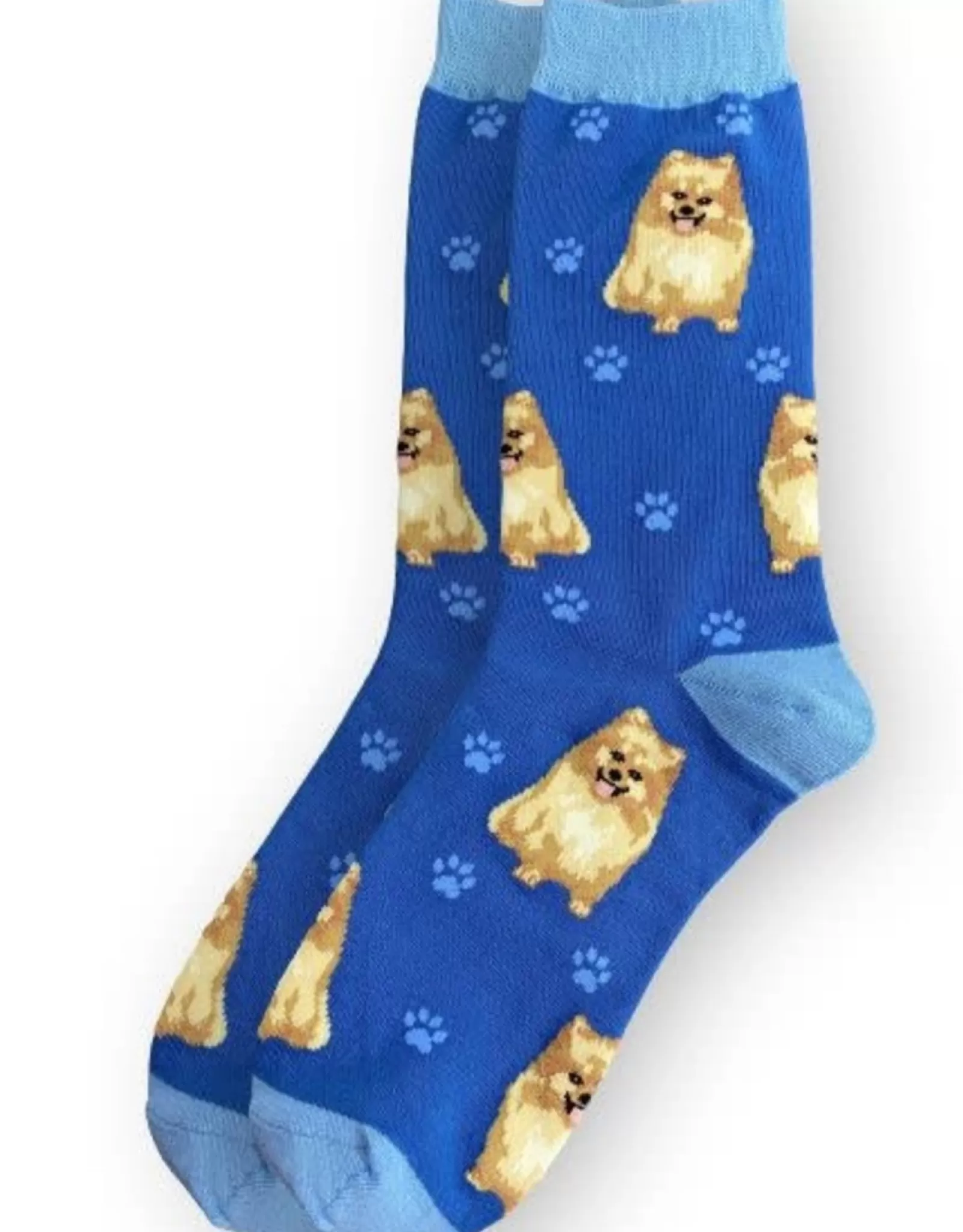 Chaussettes Doudou Intégrales Poméranien - Confort Doux pour Chiens par E&S Pets Collection Exclusive
