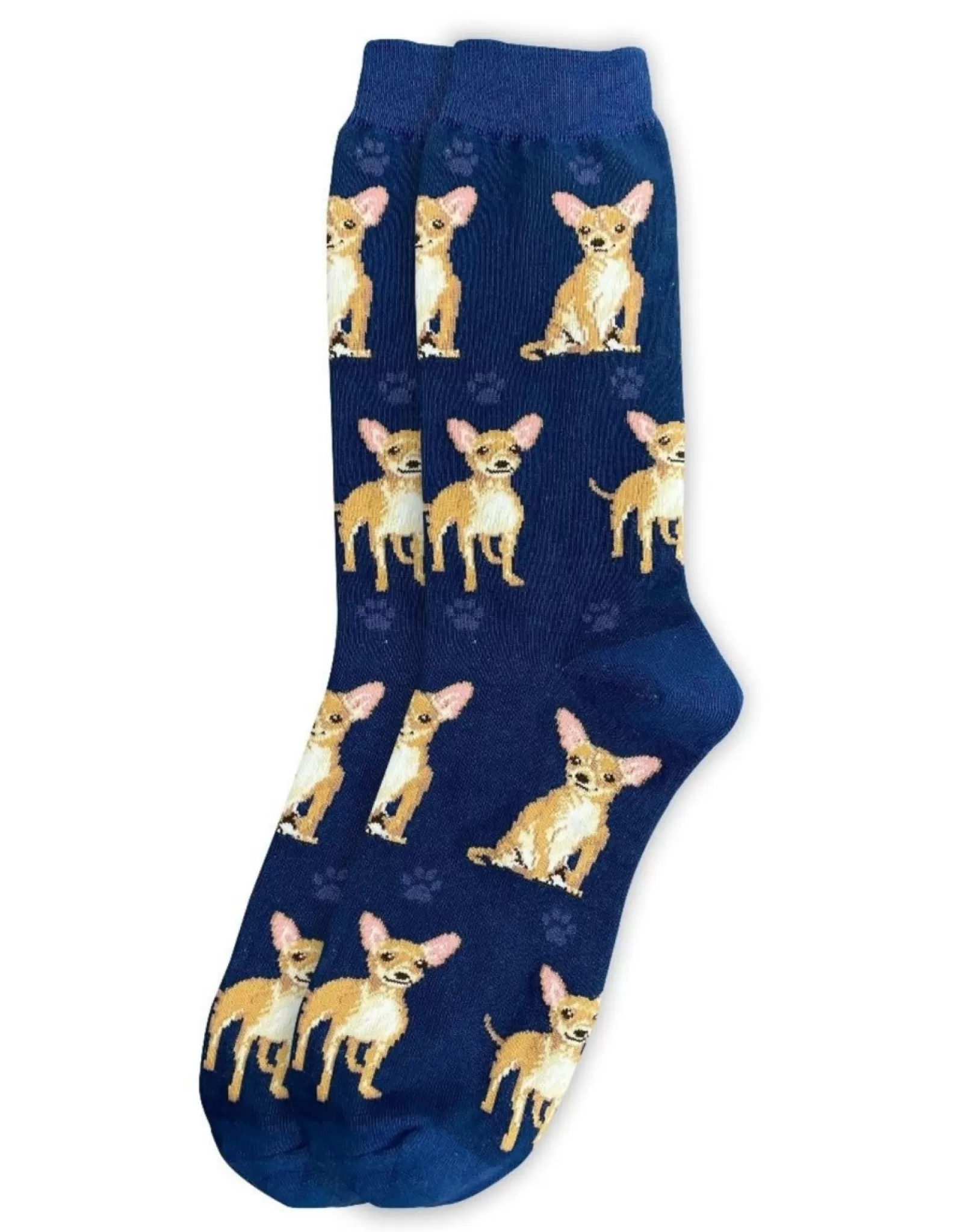 Chaussettes Confort pour Chihuahuas - Taille Complète en Beige Sable 
Doux et Respirant - Adaptées à leur Morphologie Délicate 
E&S - Le Bonheur à Pattes