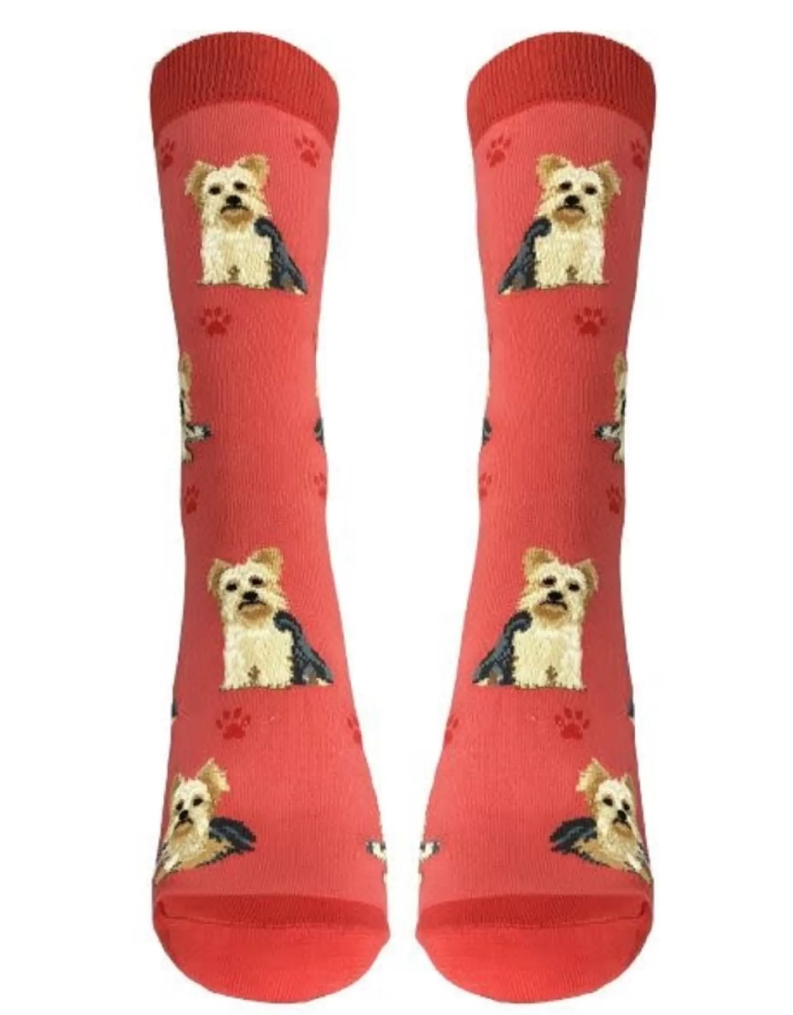 Chaussettes Intégrales Confort Douillet pour Yorkie - Collection Élégance Canine E&S Pets