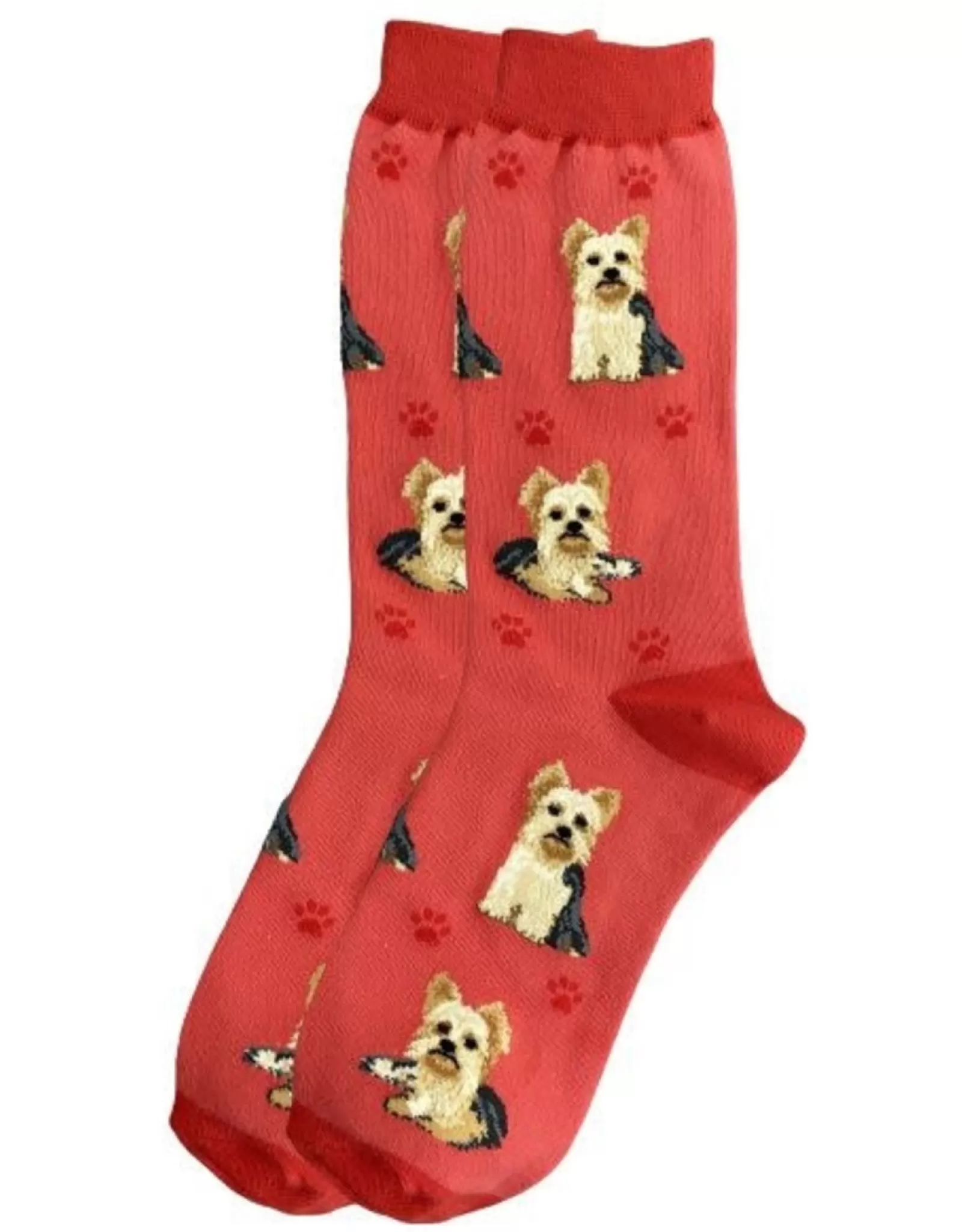 Chaussettes Intégrales Confort Douillet pour Yorkie - Collection Élégance Canine E&S Pets