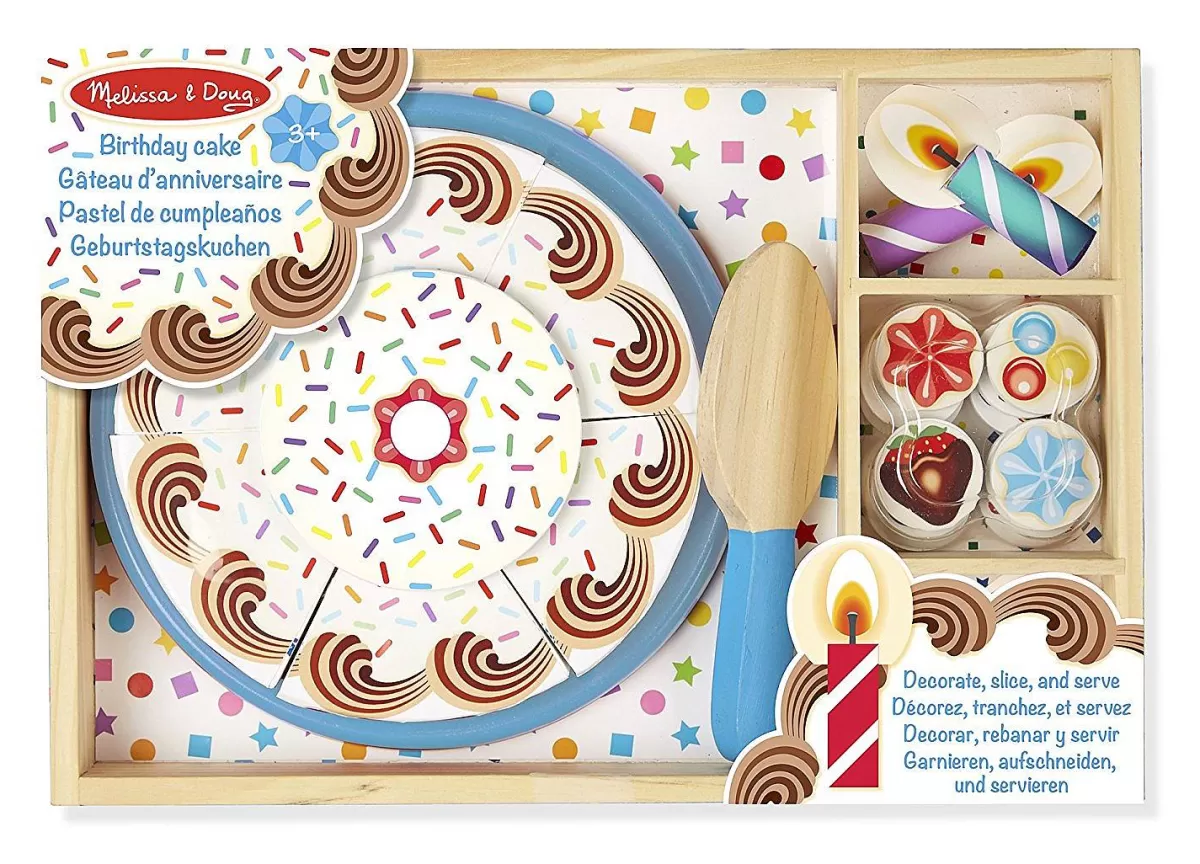 Jouet Éducatif Melissa & Doug : Gâteau d'Anniversaire Enfant - Idée Cadeau Parfaite en Promotion Limitée
