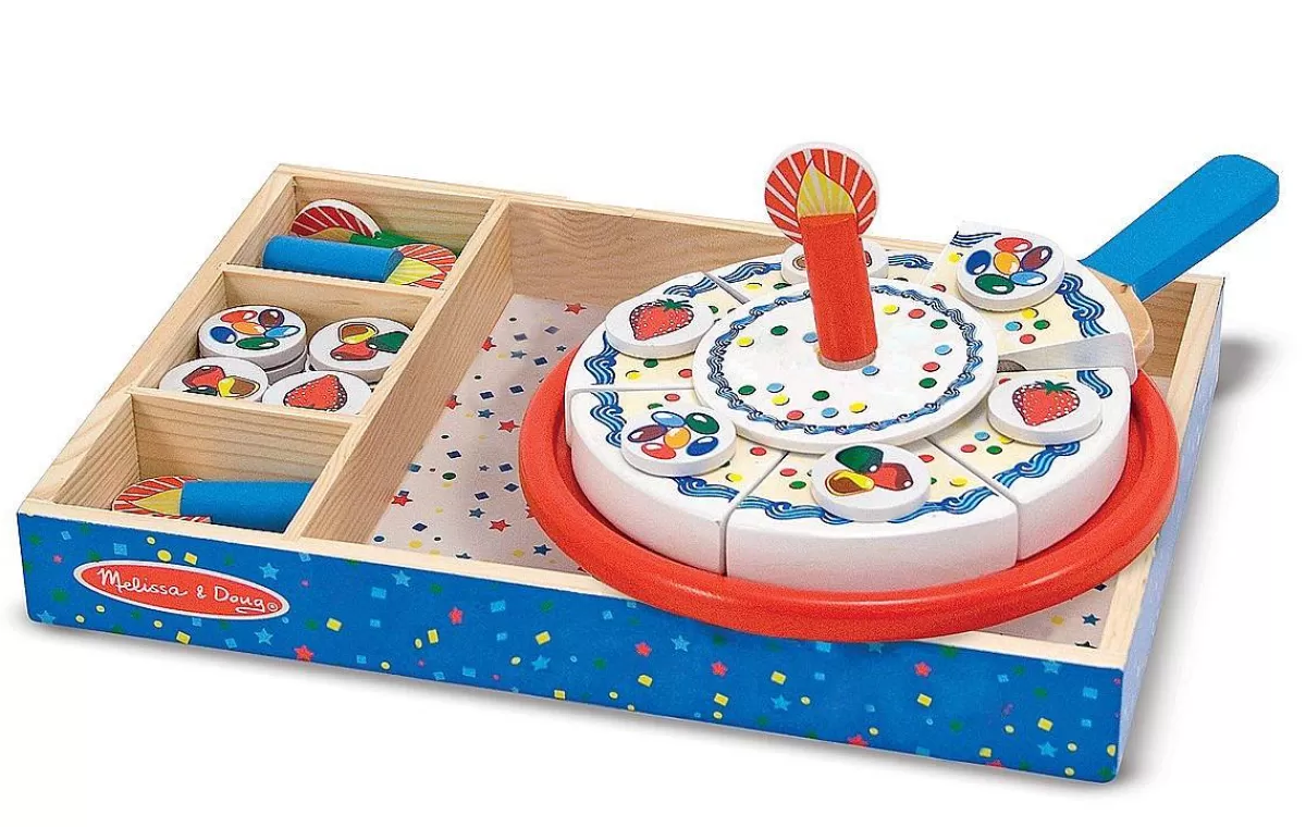 Jouet Éducatif Melissa & Doug : Gâteau d'Anniversaire Enfant - Idée Cadeau Parfaite en Promotion Limitée