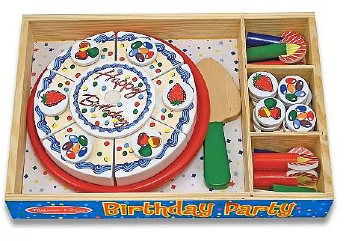 Jouet Éducatif Melissa & Doug : Gâteau d'Anniversaire Enfant - Idée Cadeau Parfaite en Promotion Limitée