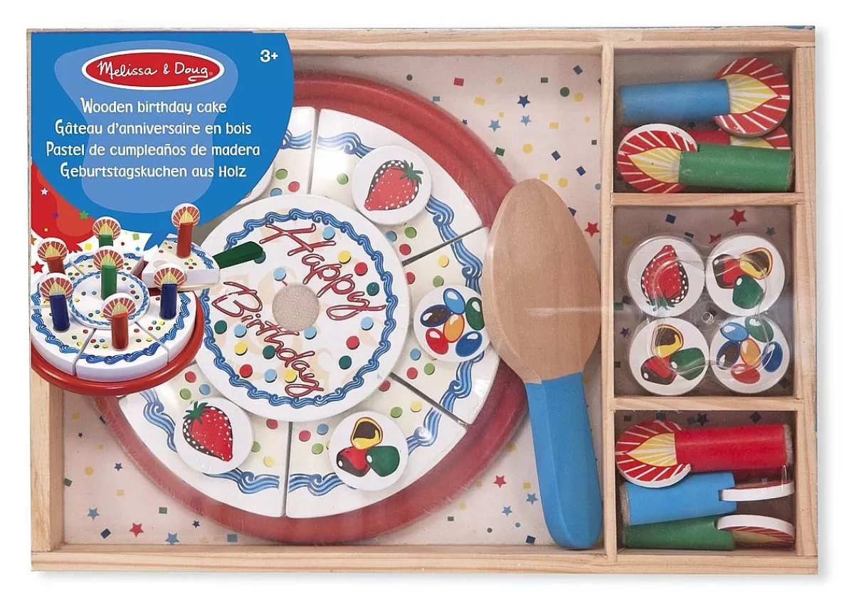 Jouet Éducatif Melissa & Doug : Gâteau d'Anniversaire Enfant - Idée Cadeau Parfaite en Promotion Limitée