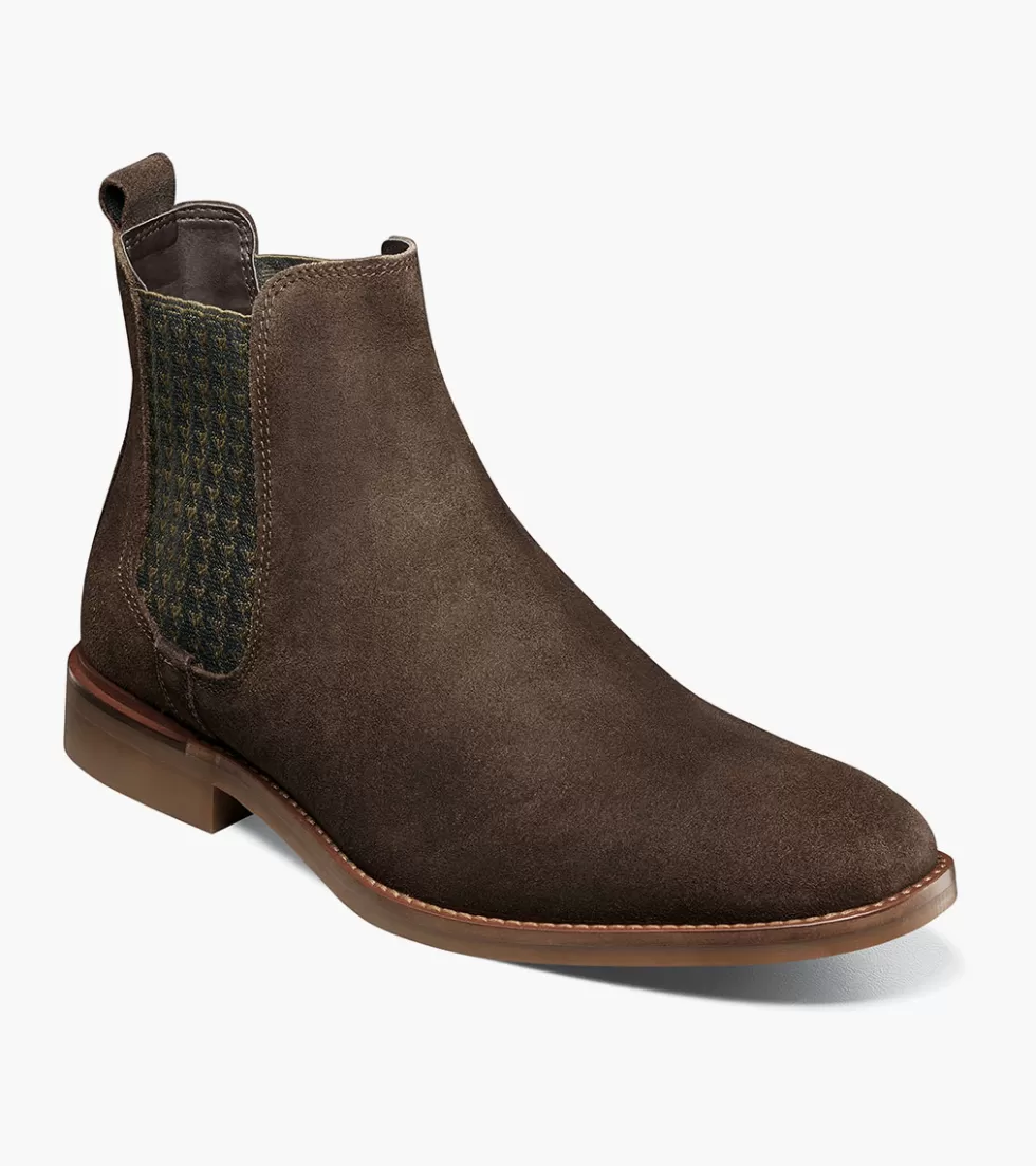 Chaussures Stacy Adams Gabriel en daim brun - Modèle décontracté à semelle souple (Dérivé vintage)