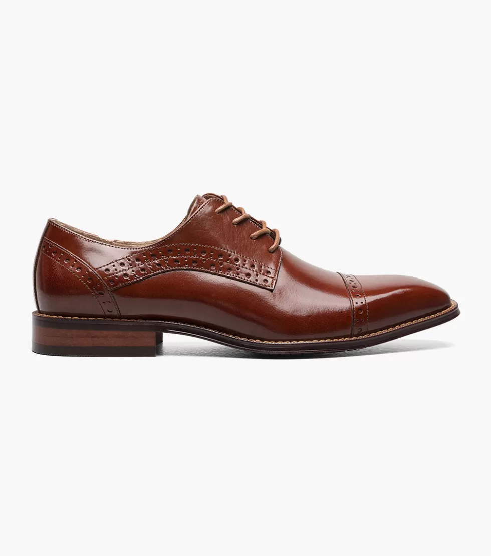 Chaussures élégantes Stacy Adams Garrett - Cuir Cognac à Prix Doux