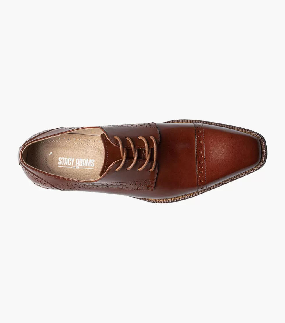 Chaussures élégantes Stacy Adams Garrett - Cuir Cognac à Prix Doux