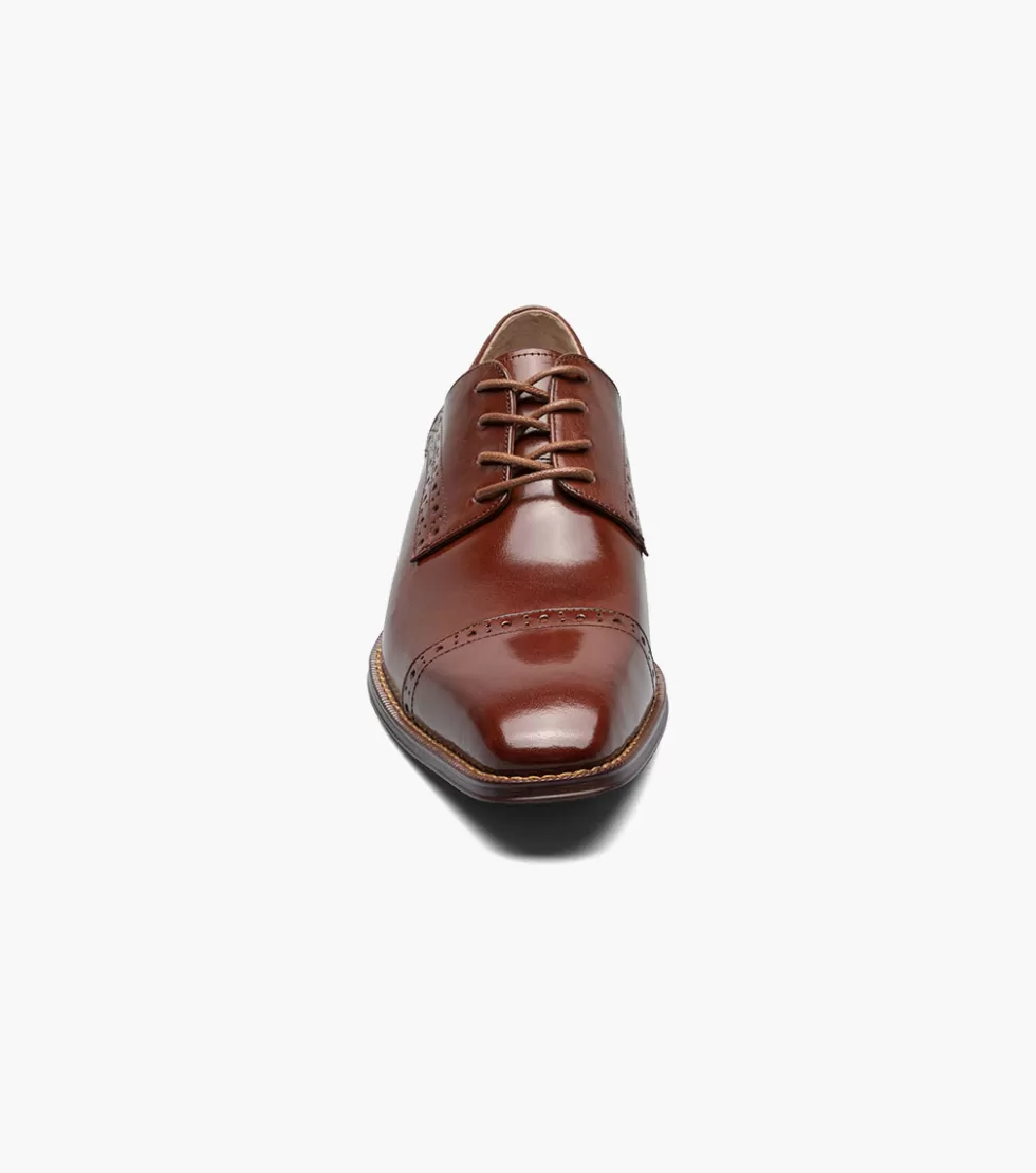 Chaussures élégantes Stacy Adams Garrett - Cuir Cognac à Prix Doux