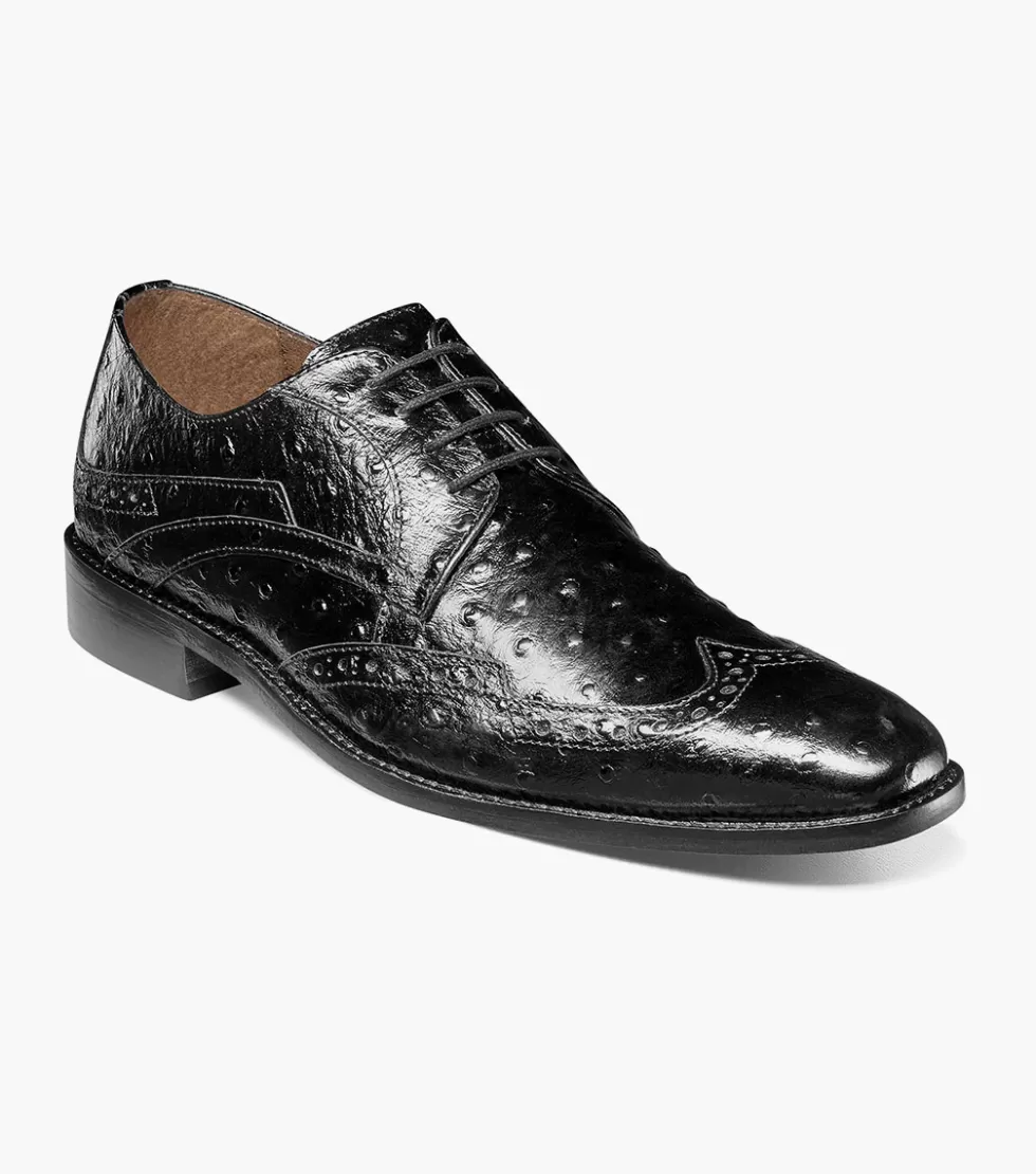 Découvrez les Chaussures Stacy Adams Gennaro - Modèle Haut de Gamme en Cuir Noir Absolu