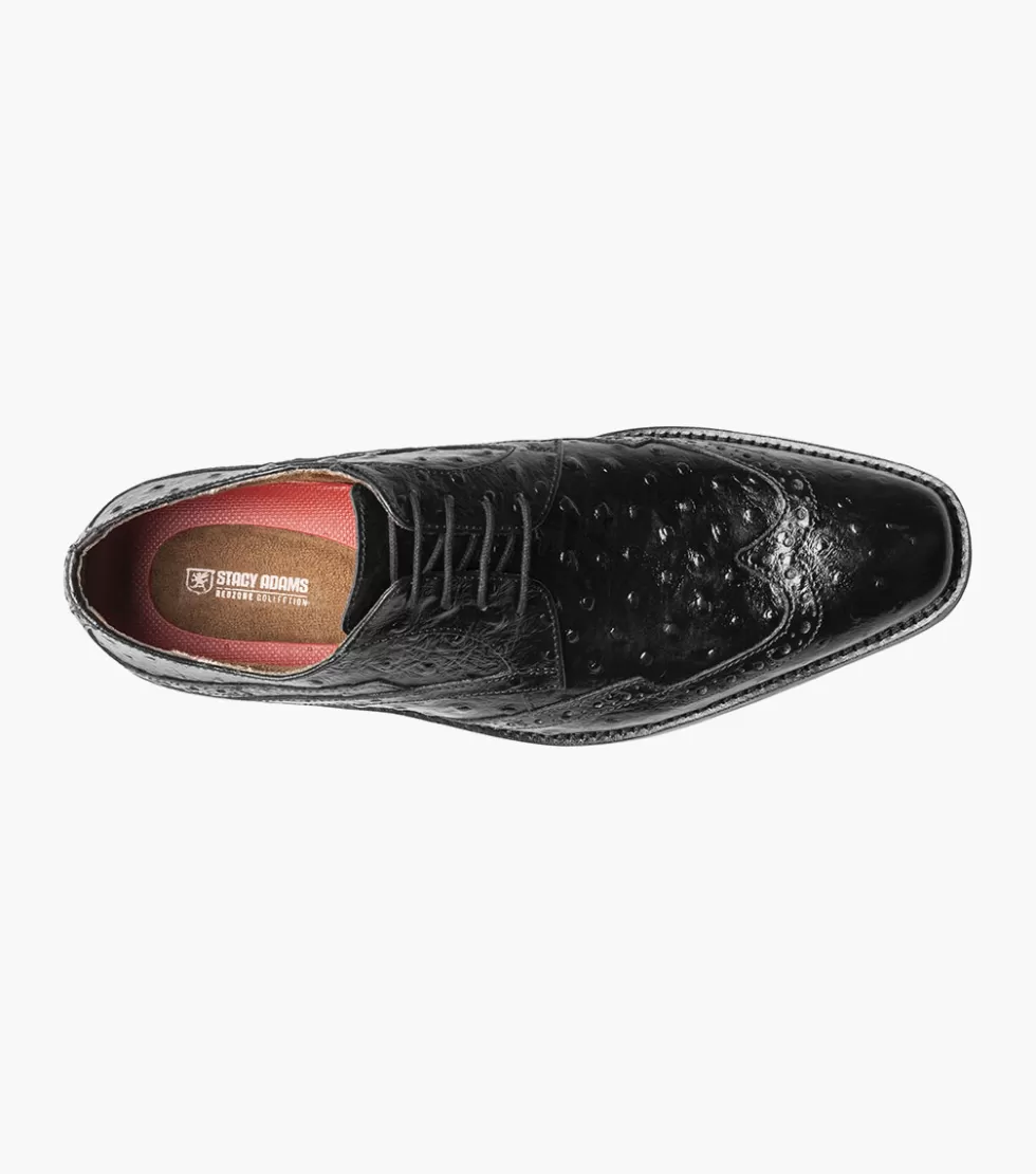 Découvrez les Chaussures Stacy Adams Gennaro - Modèle Haut de Gamme en Cuir Noir Absolu