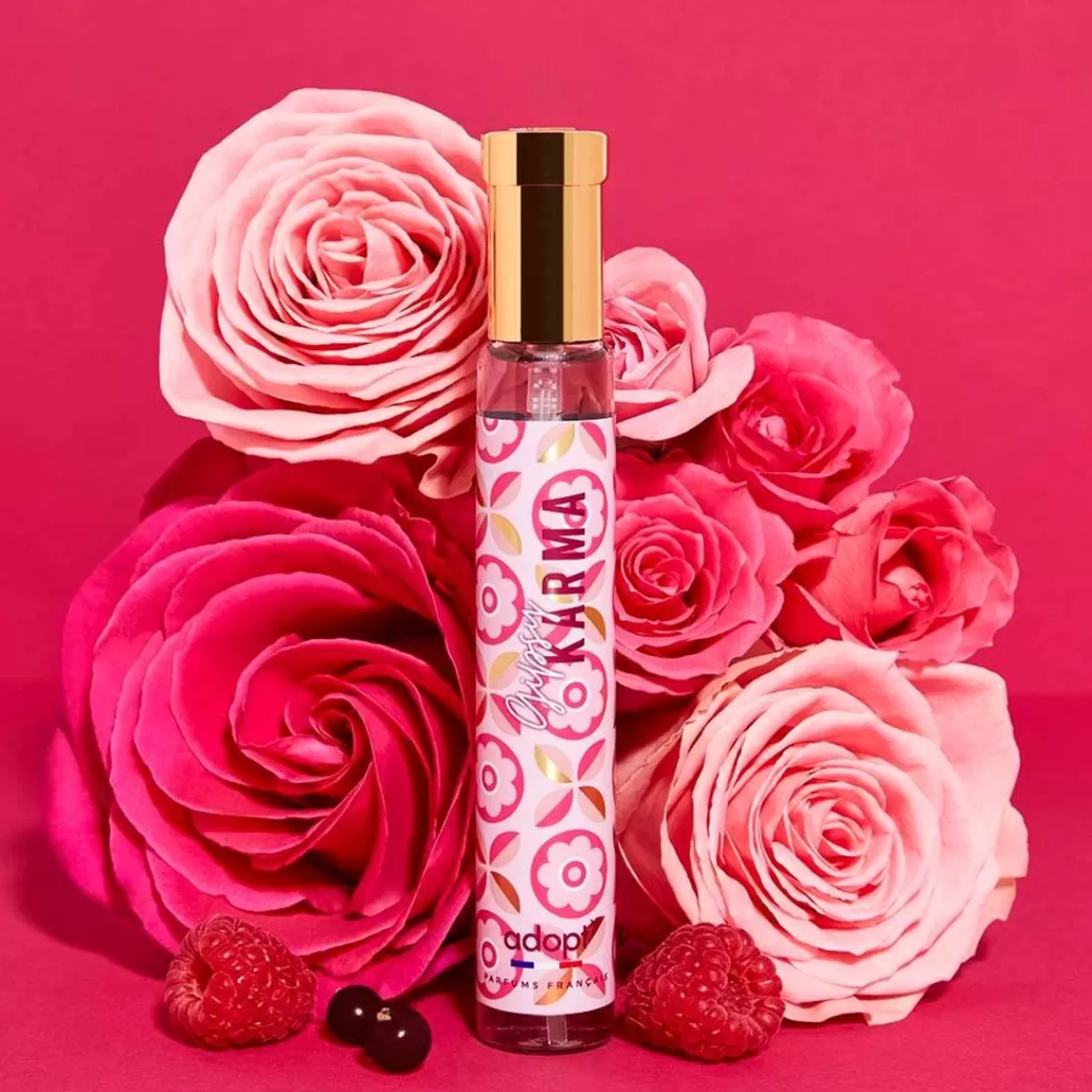 Parfum Floral Envoûtant Karma Gitane - Essence Bohème pour une aura mystique