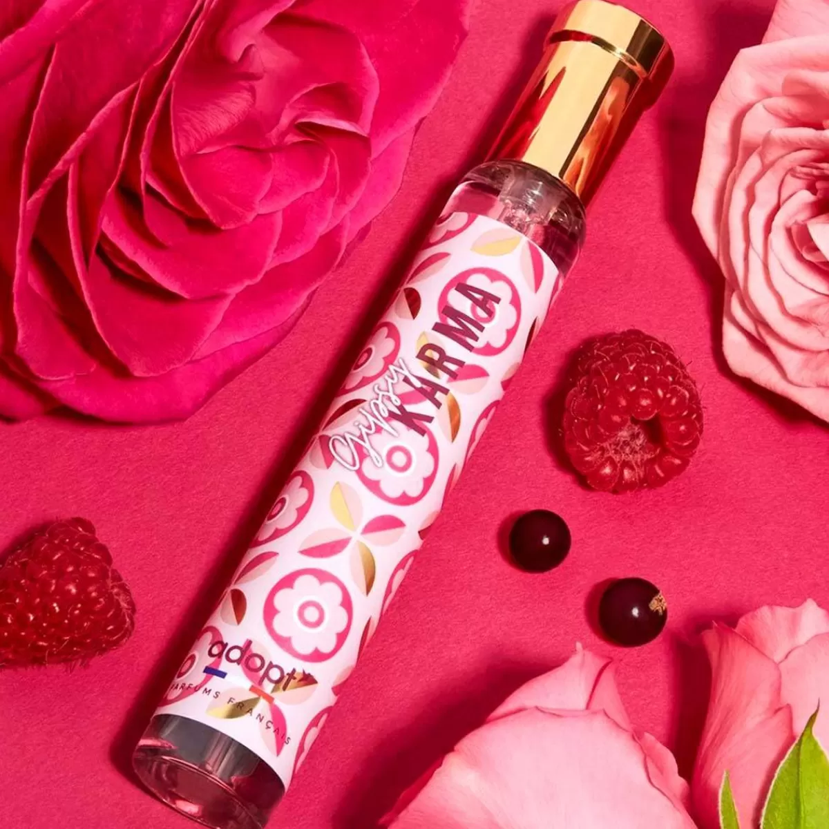 Parfum Floral Envoûtant Karma Gitane - Essence Bohème pour une aura mystique
