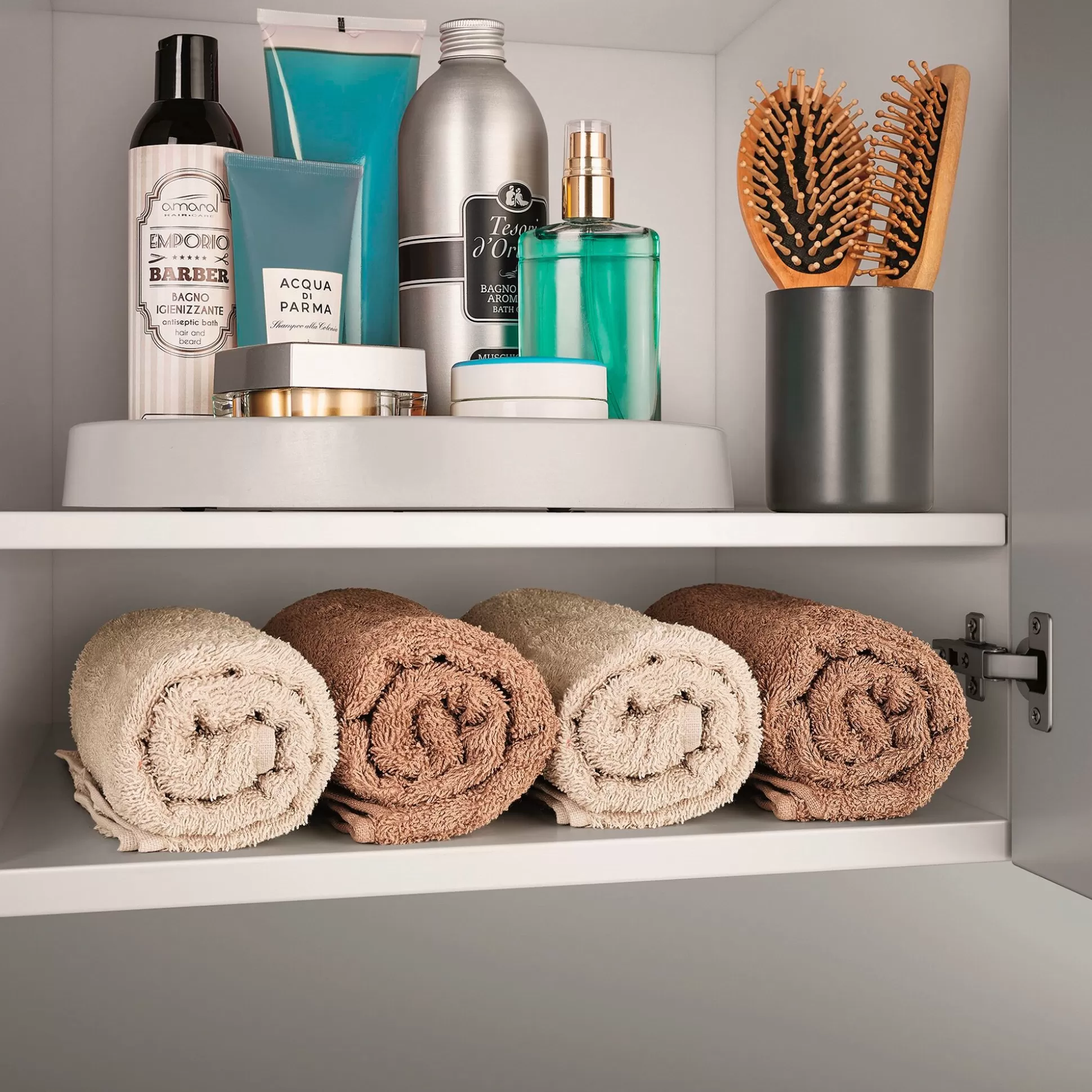 Plateau Tournant Metaltex pour Épices – Organiseur de Cuisine Pratique avec Design Moderne
