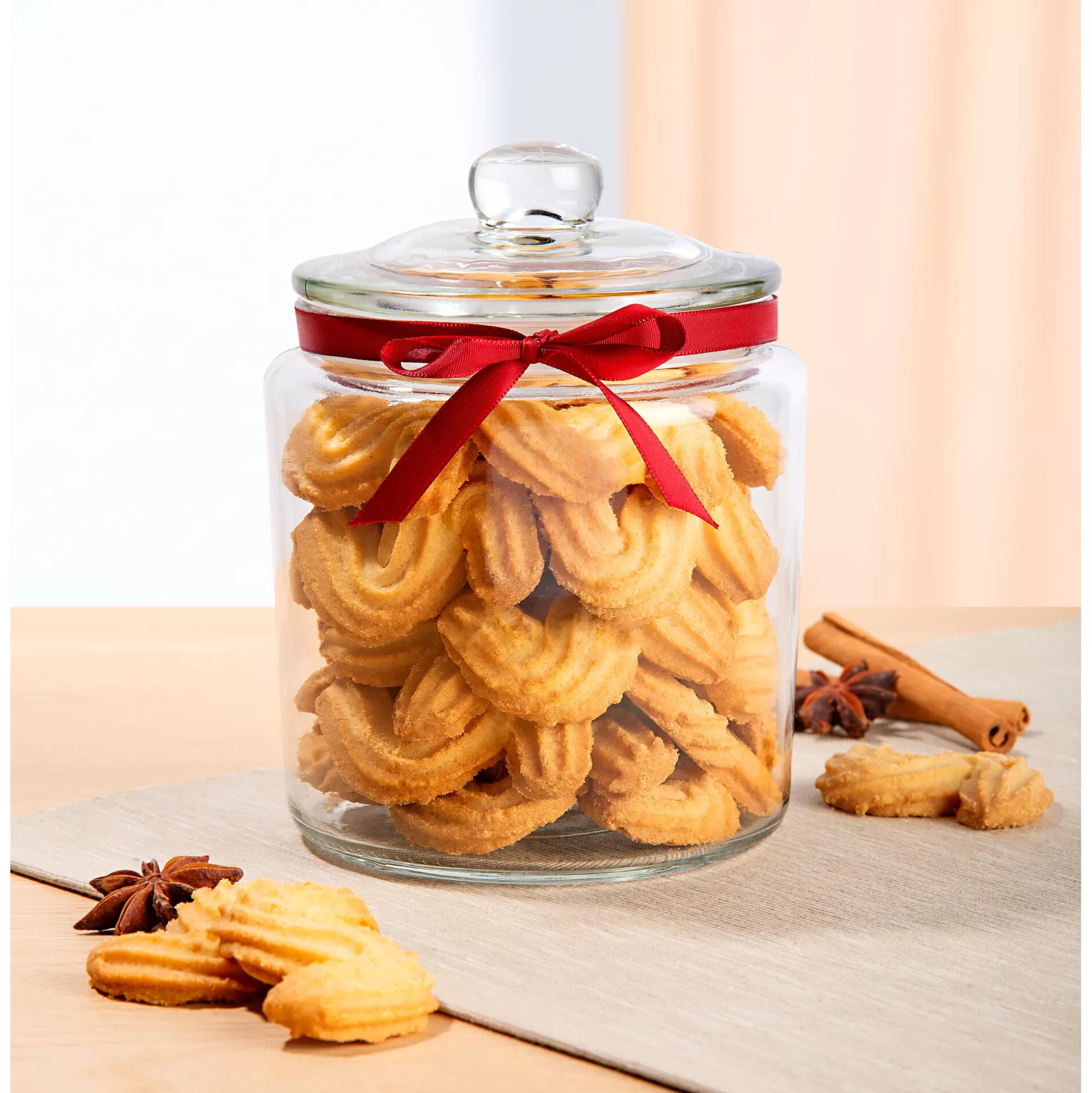 Bocal de conservation en verre soufflé - Rangement gourmand avec couvercle étanche ⭐ Déco utile pour cuisine & salle à manger ✨