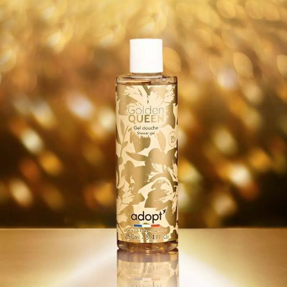 Délice Doré - Gel Douche Hydratant à l'Éclat Royal & Enveloppe Sensorielle (Édition Parfumée)