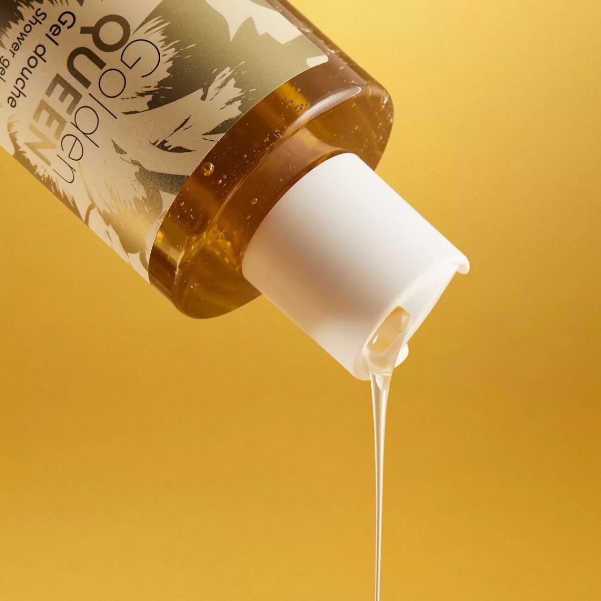 Délice Doré - Gel Douche Hydratant à l'Éclat Royal & Enveloppe Sensorielle (Édition Parfumée)