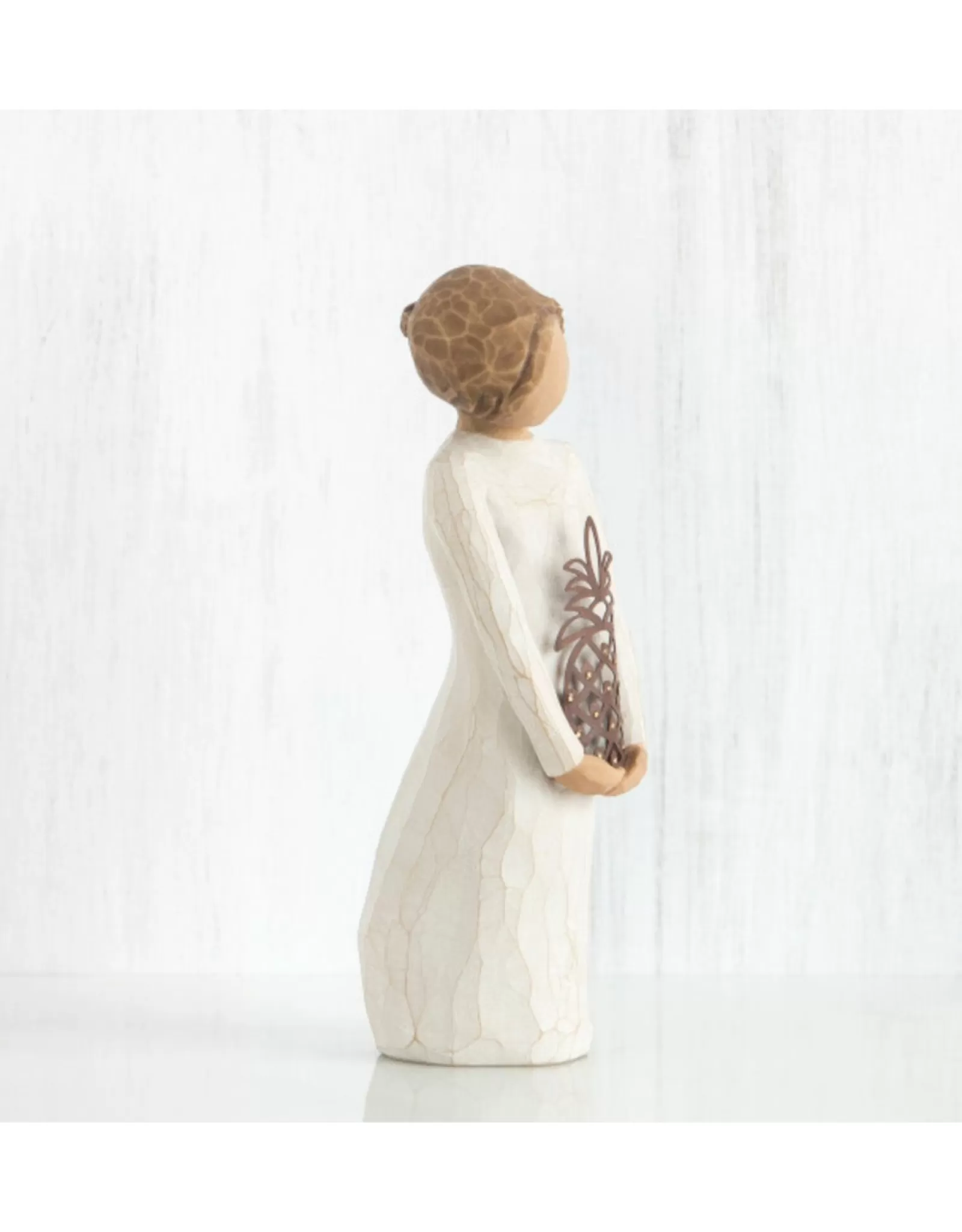 Maman Éternelle - Figurine Sculpturale « Grâce Printanière » pour la Fête des Mères - Collection Willow Tree, Cadeau Émotionnel
