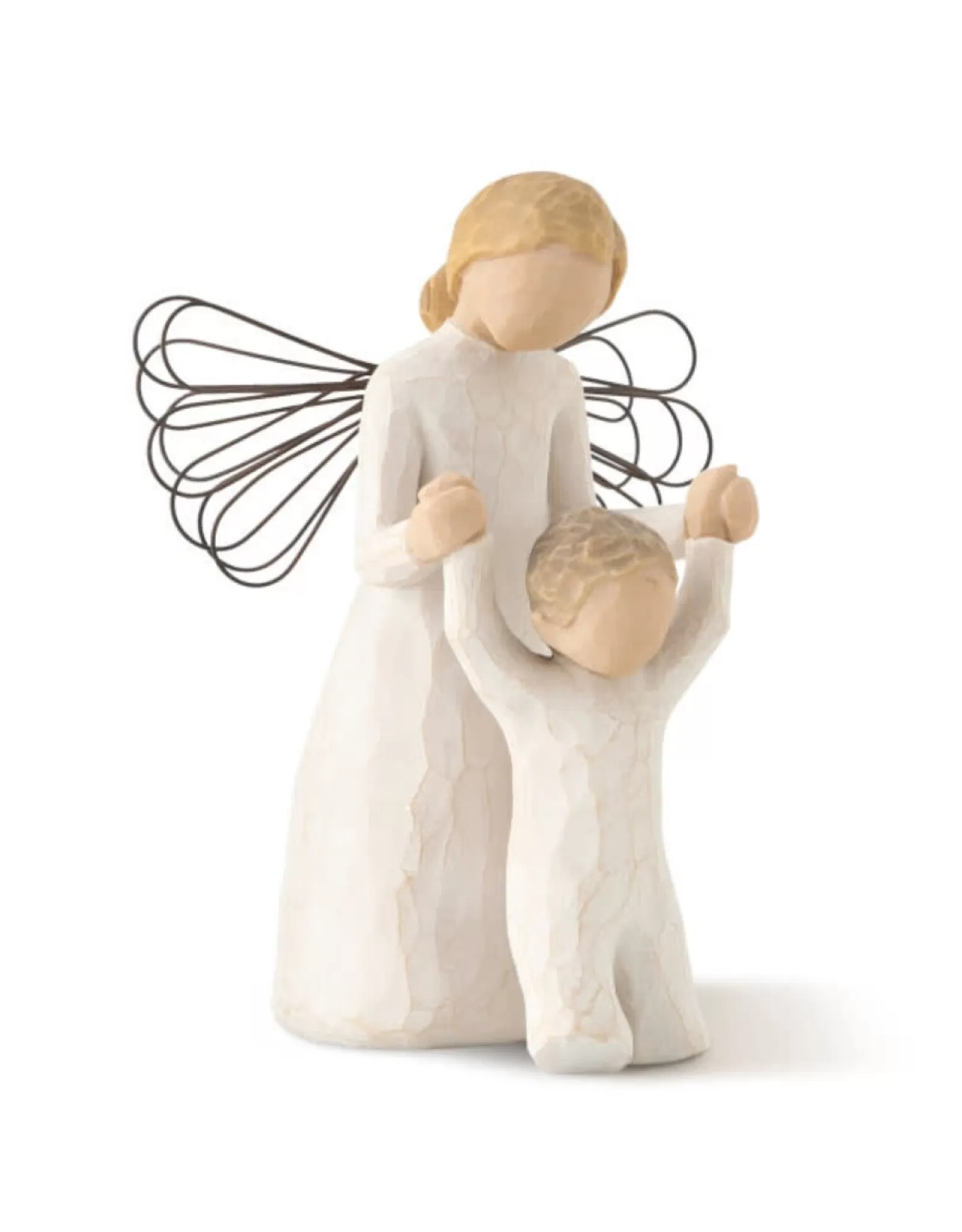 Ange Protecteur Willow Tree - Figurine Angélique en Résine Peinte à la Main | Édition Collector Émotive
