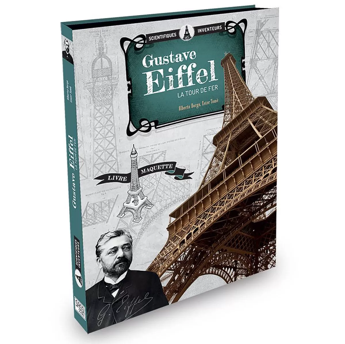 Éveil Architectural Gustave Eiffel · Kit Créatif Tour Eiffel pour Enfants Dès 6 Ans - Découverte Ludique et Historique 

(：、，，
