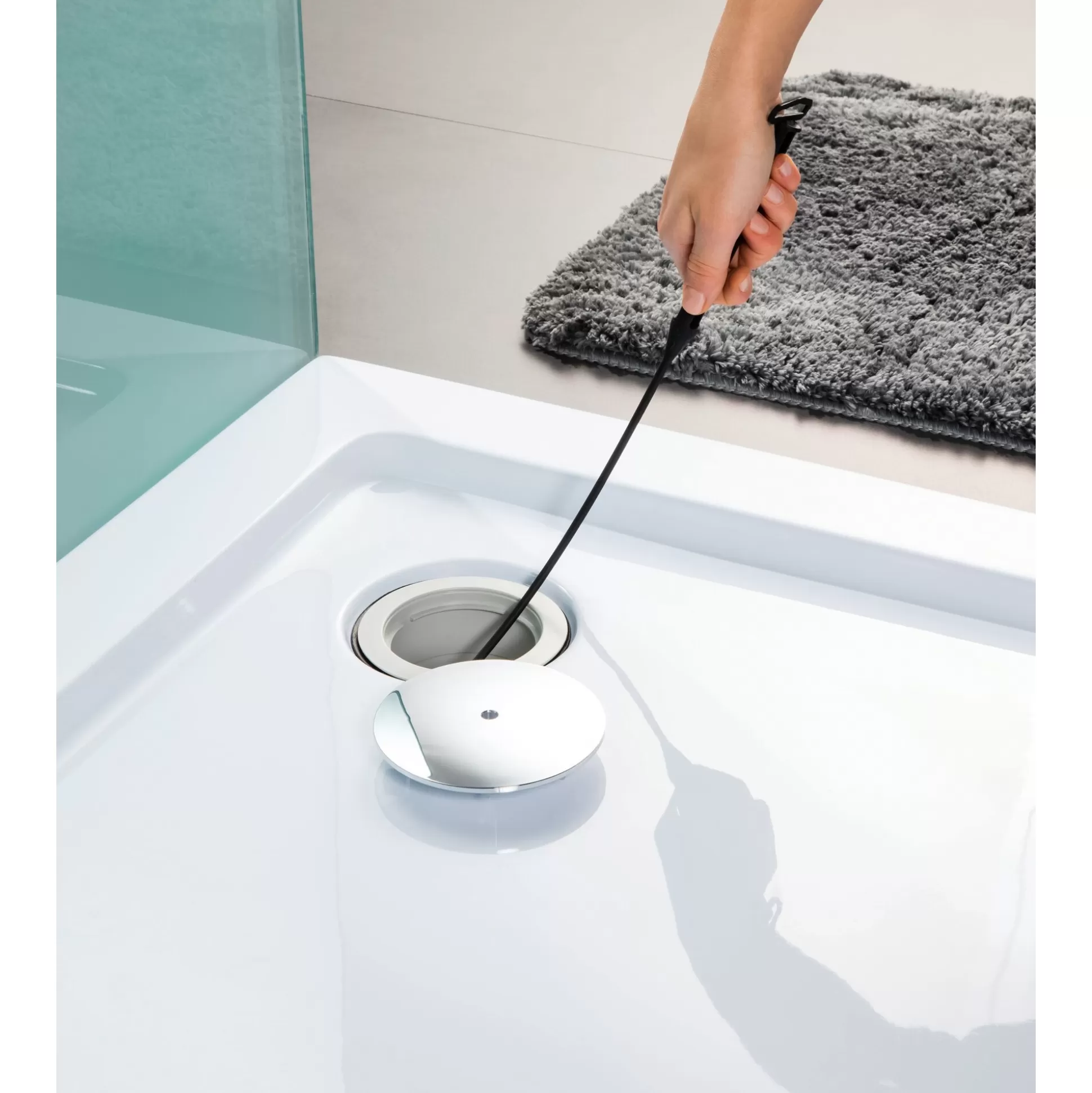 Ruco : Grilles Filtrantes Anti-Cheveux pour Douche - Lot de 2 Pièces Pratiques