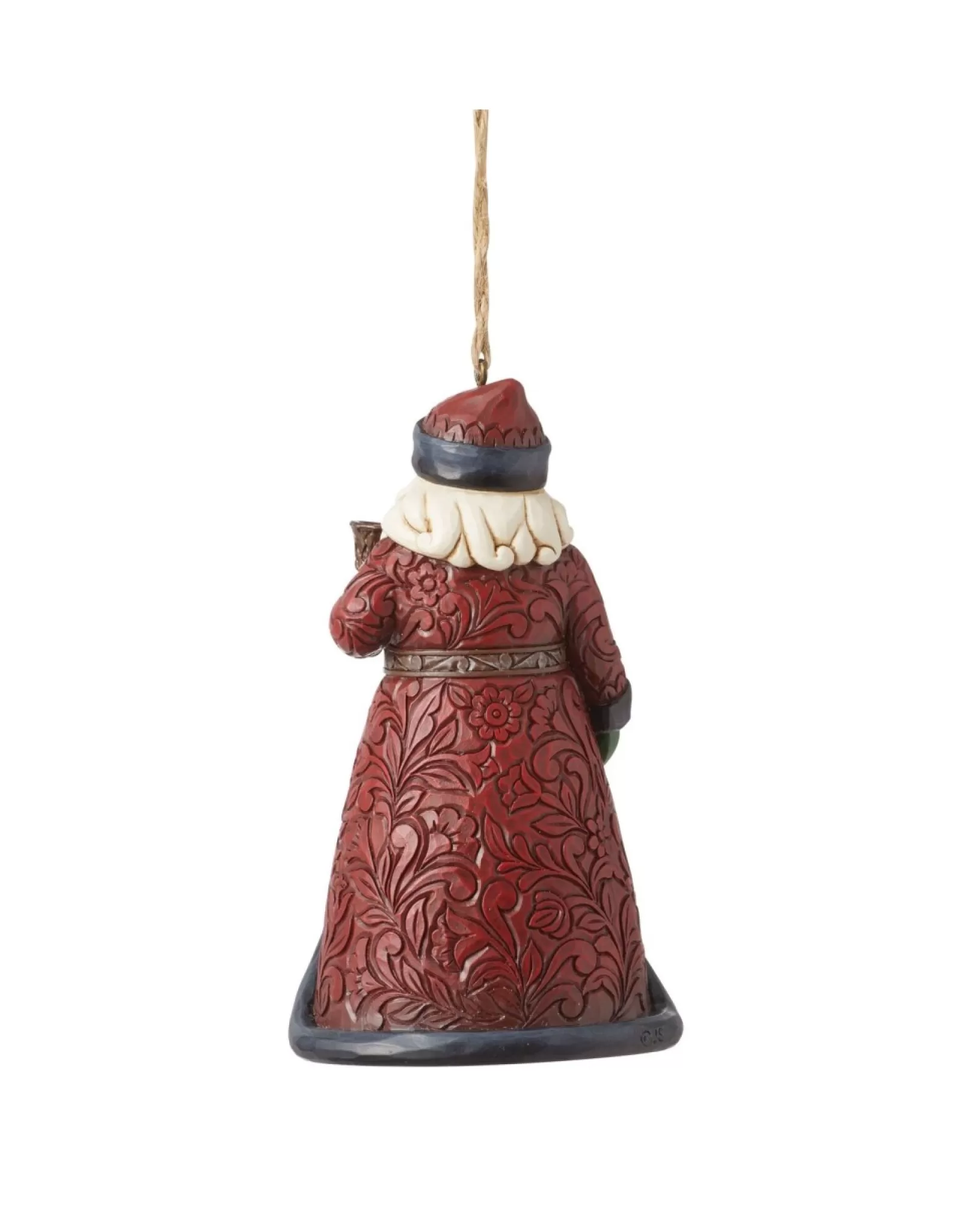 Santorin de Noël à la clochette - Création exclusive Jim Shore pour la Collection Domaine Festif