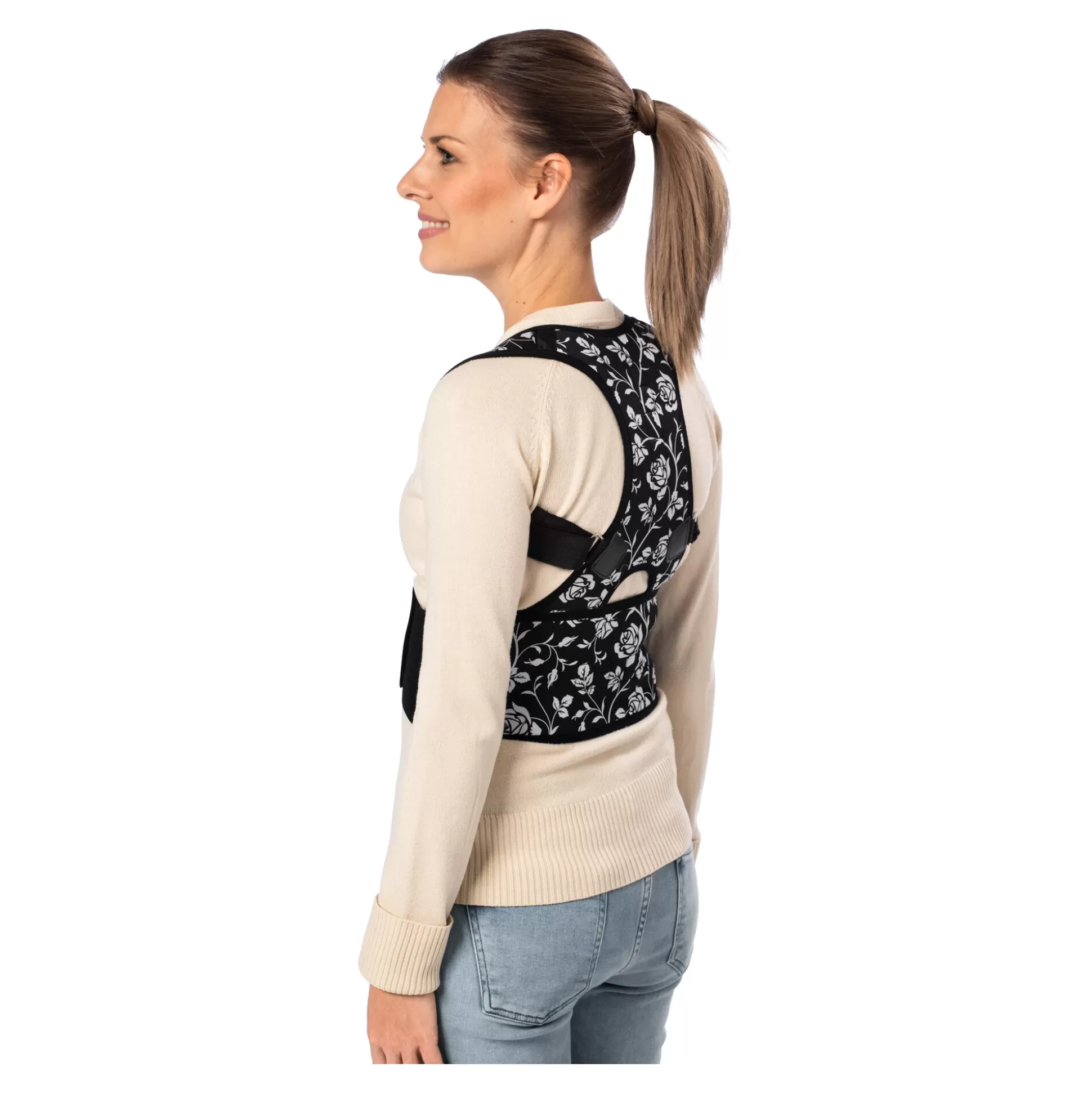 « Fleur » - Correcteur Postural Léger avec Bande Dorsale Ajustable pour un Maintien Naturel