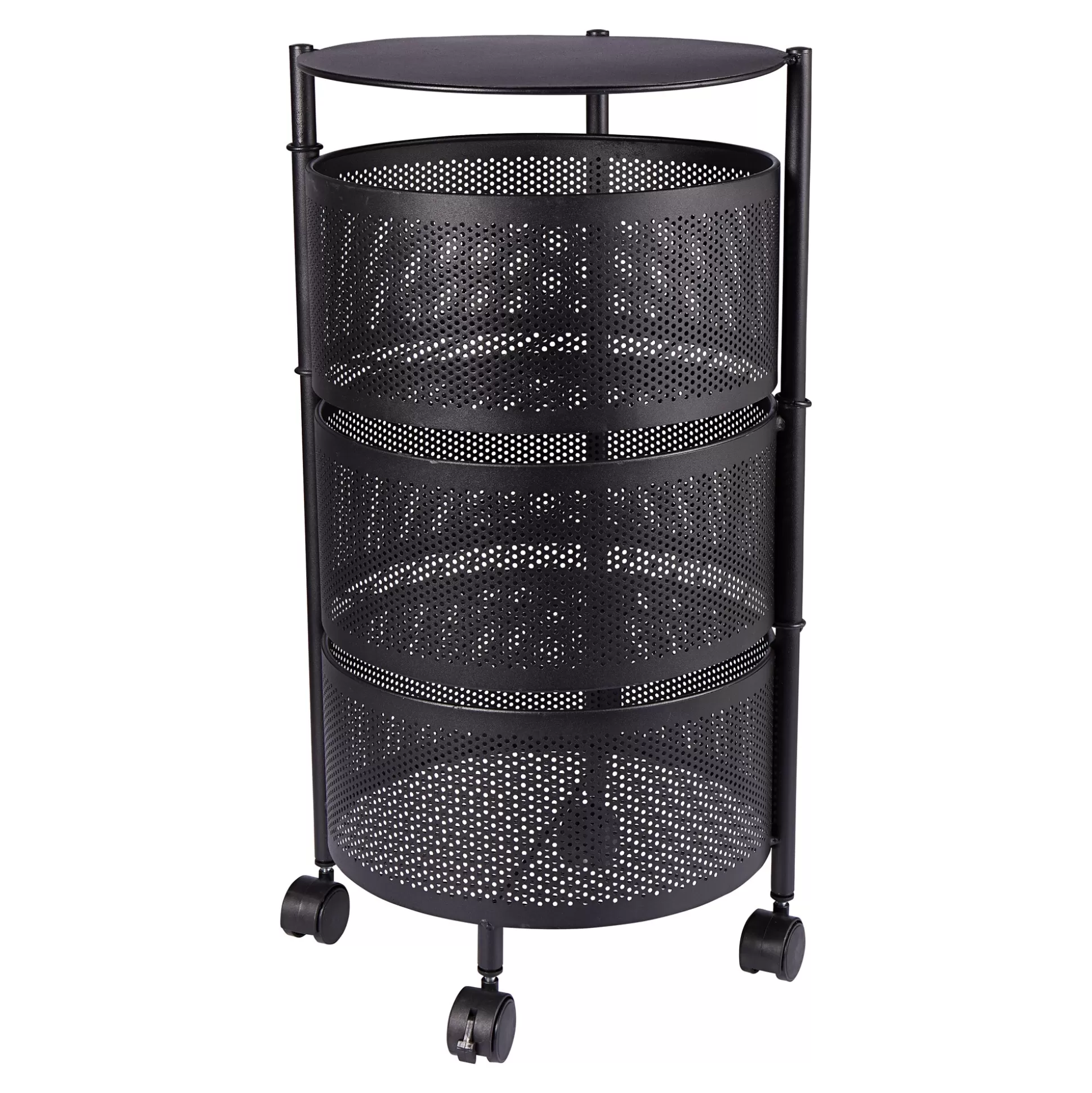 Tables d'appoint mobiles Genialo | Chariot modulable design avec roulettes - Organisation pratique pour la maison