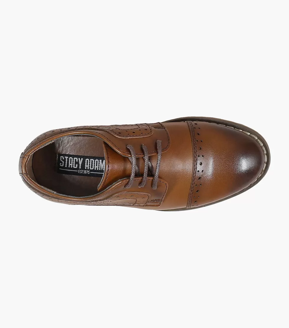 « Chaussures Stacy Adams pour Bébé : Collection Dickinson en Cognac - Vente Éclair Exclusive »
