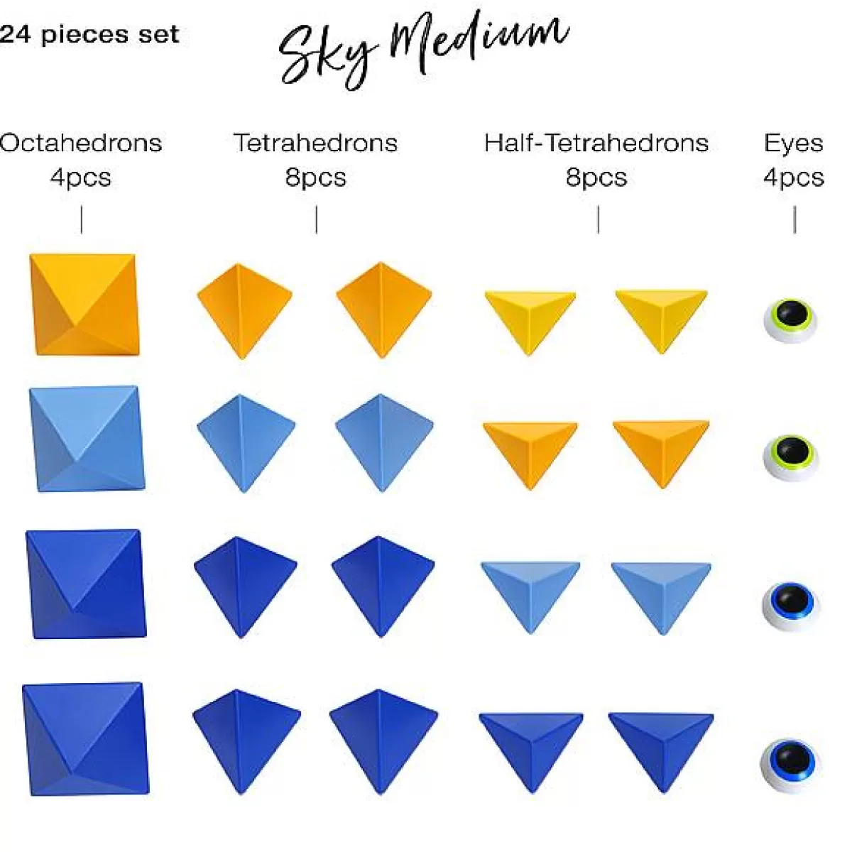 Éclatant Jeu Magnétique TRIDO - Construction Créative Bleu Ciel en Promo Exclusive